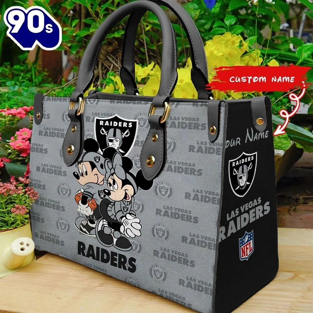 Las Vegas Football Team Raiderss Leather Handbag Gift