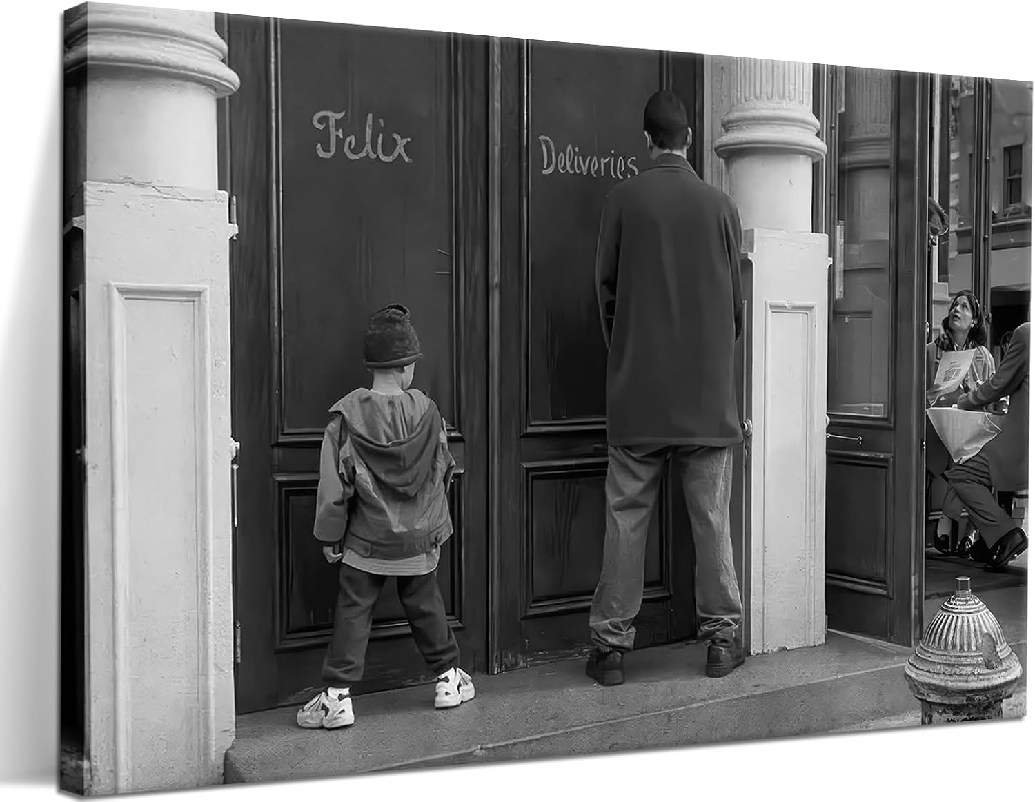 Funny Bathroom Wall Art - Vintage Movie Poster Canvas Print