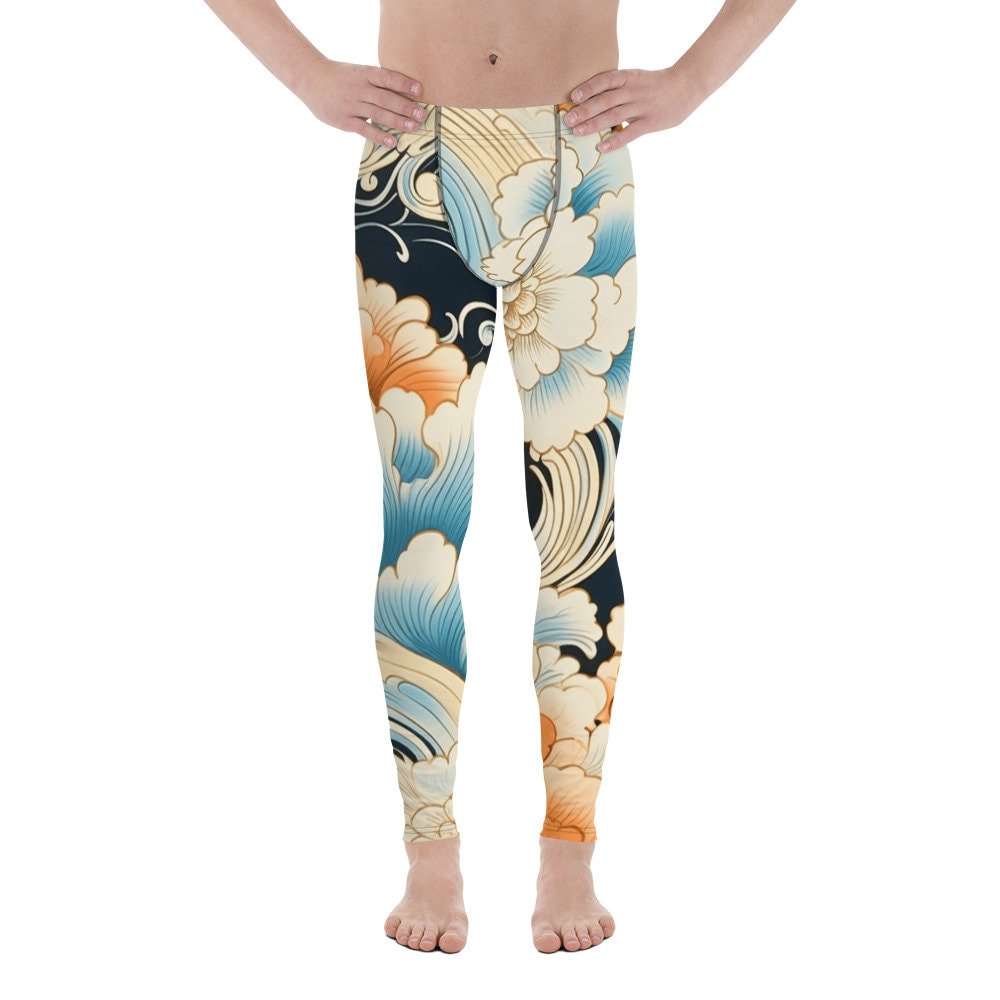 Men's Leggings Japan motive | Training Pants | Mens Activewear