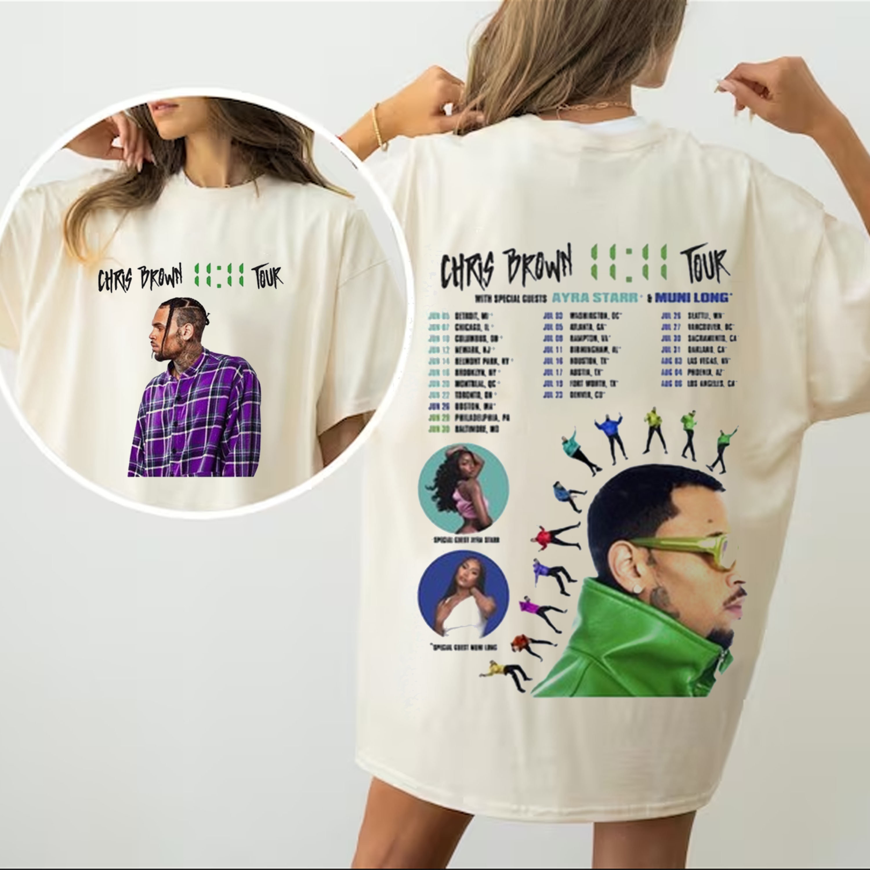 Chris Brown 1111 Tour 2024 Shirt, Chris Brown 2024 Concert Shirt, Chris Brown Tour Merch, Chris Brown Shirt