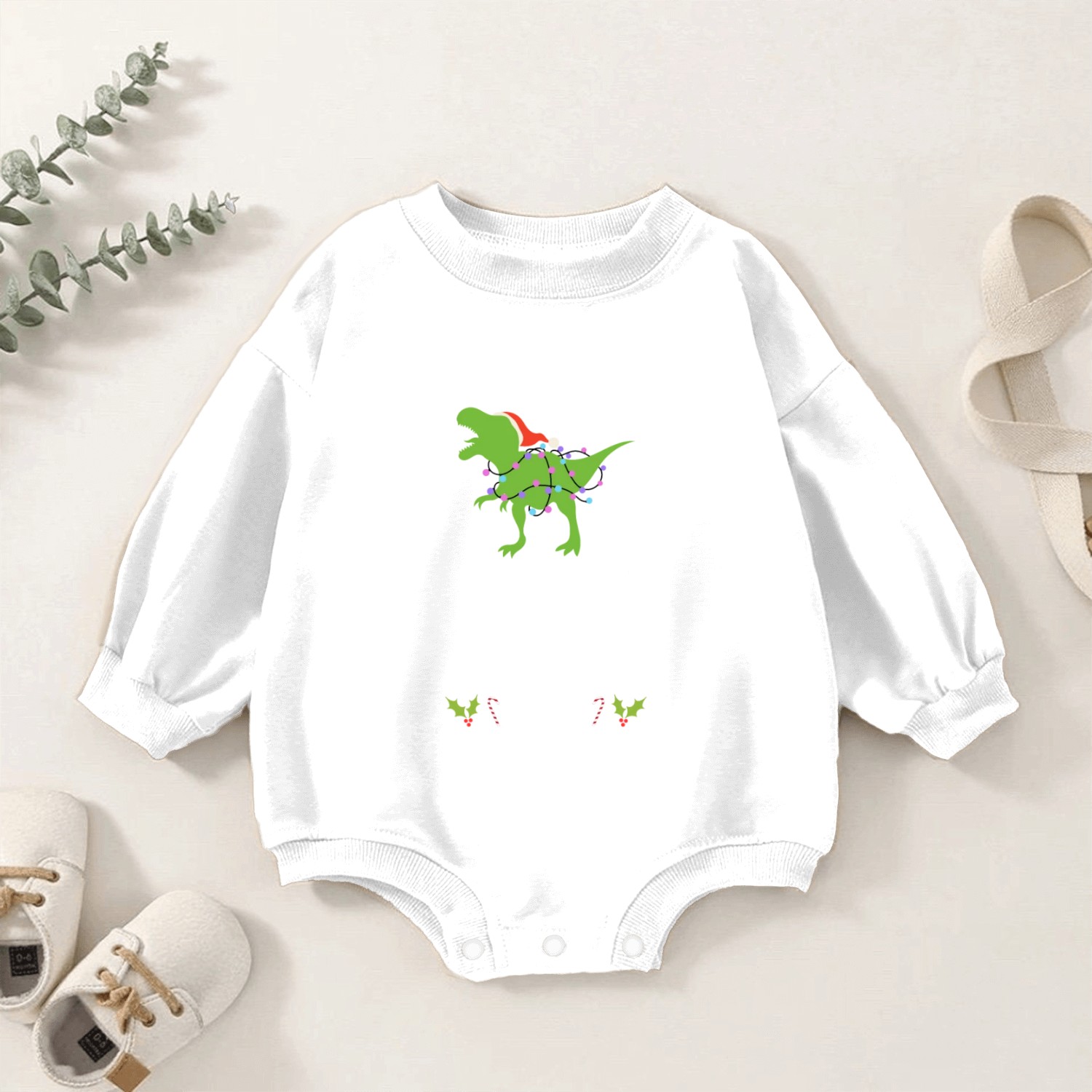 Christmas Pajamas Pajamas Sleep Baby Romper Sweatshirts