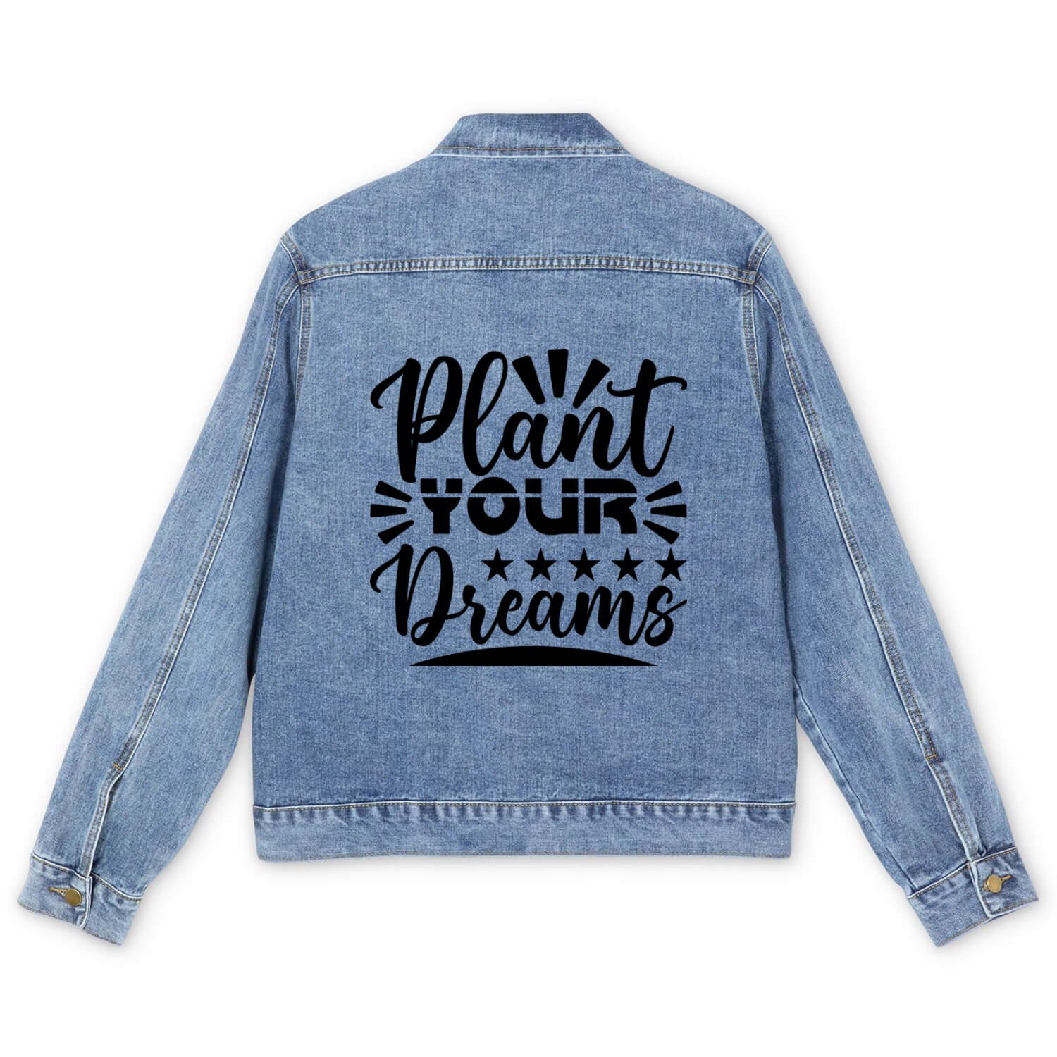 Plant your Dreams Men's Denim Jackets