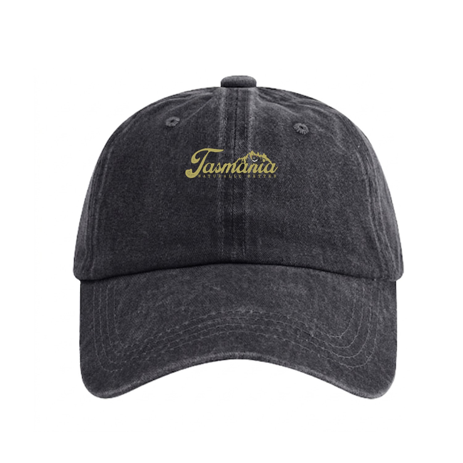 Tasmania, Australia, Tasmania Naturally Better Washed Denim Baseball Caps