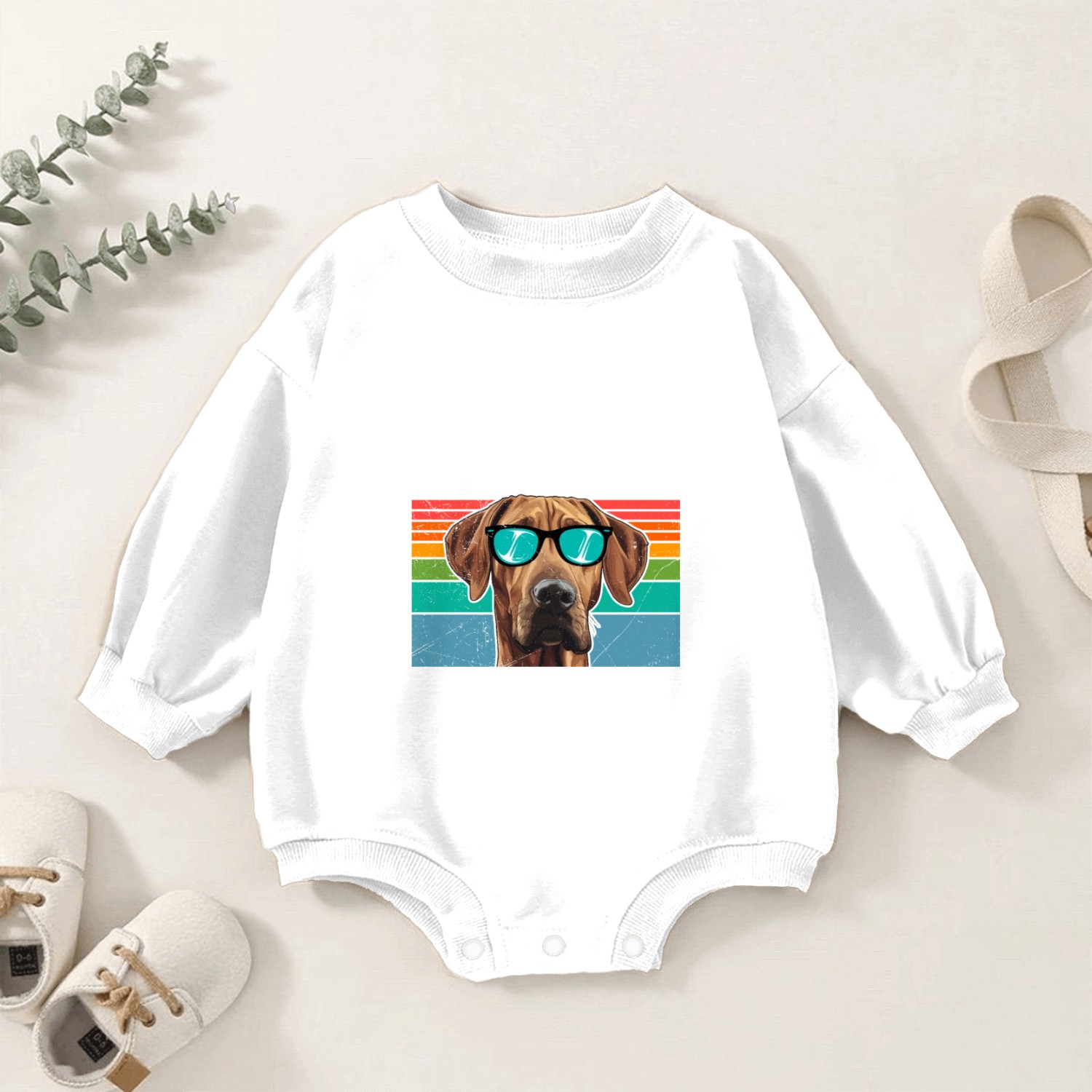 Ridgeback DOGS ARE MY FAVOURITE KIND OF PEOPLE Baby Romper Sweatshirts