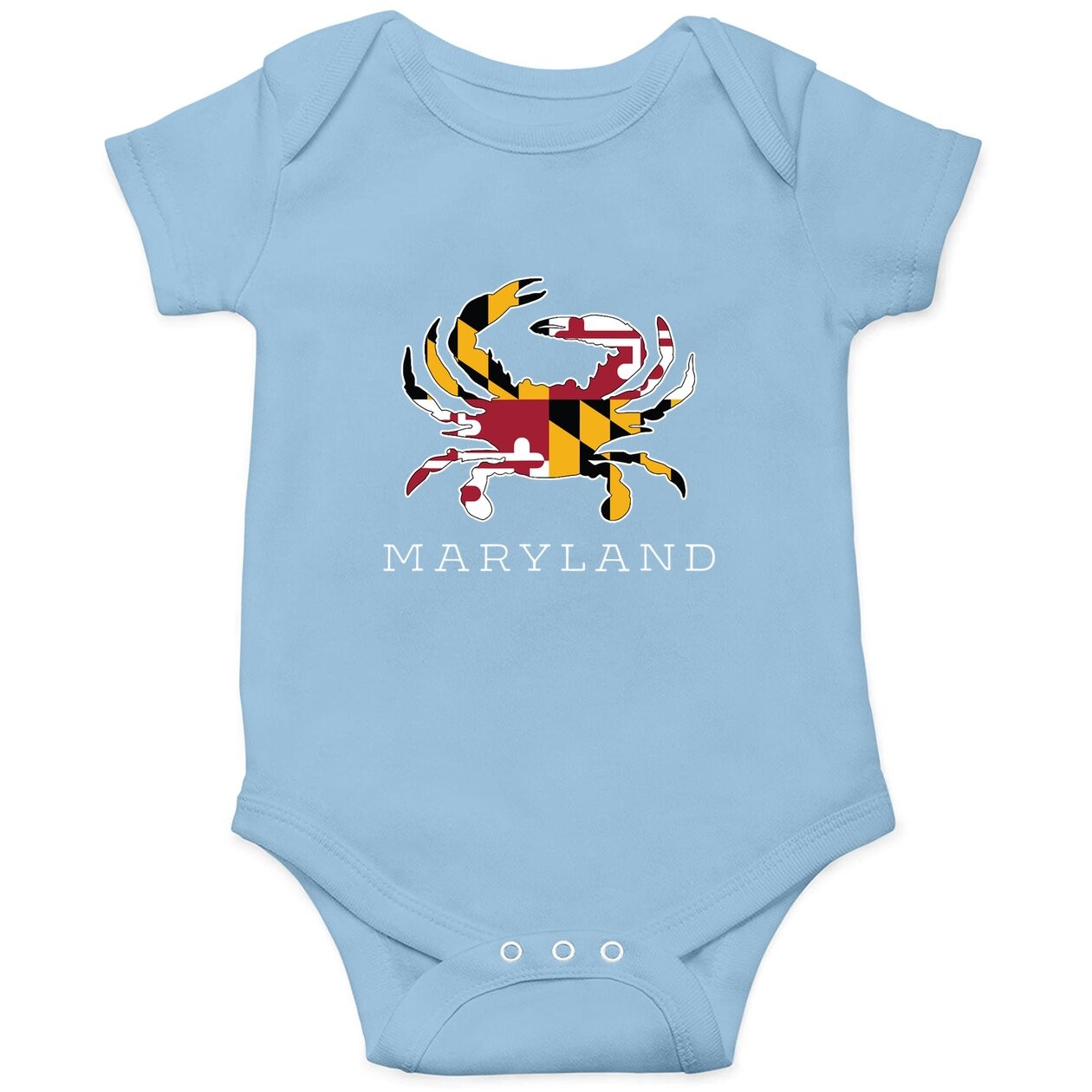Maryland State Flag Classy Baby Bodysuit