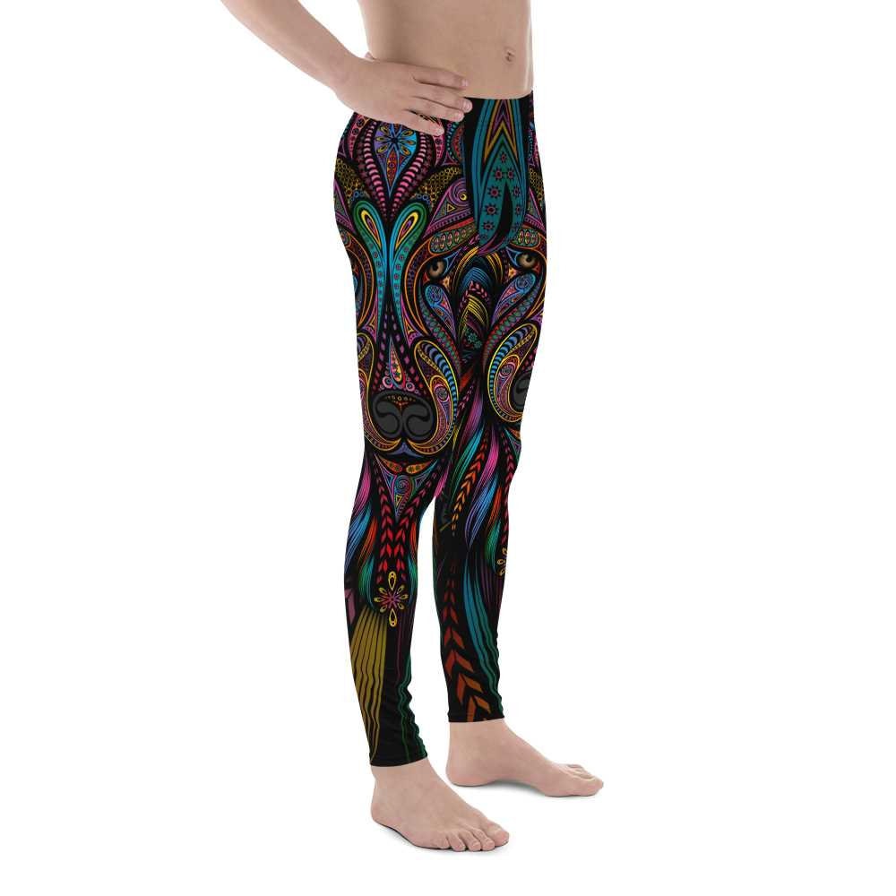 Colorful Wolf Meggings| Clubbing Outfit | Athleisure Fashion Gift