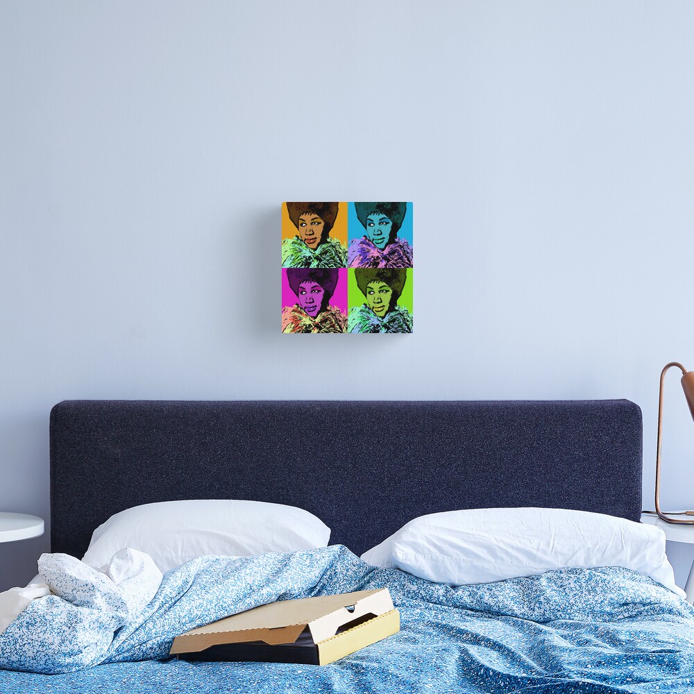 Aretha Franklin Photo Canvas Portrait