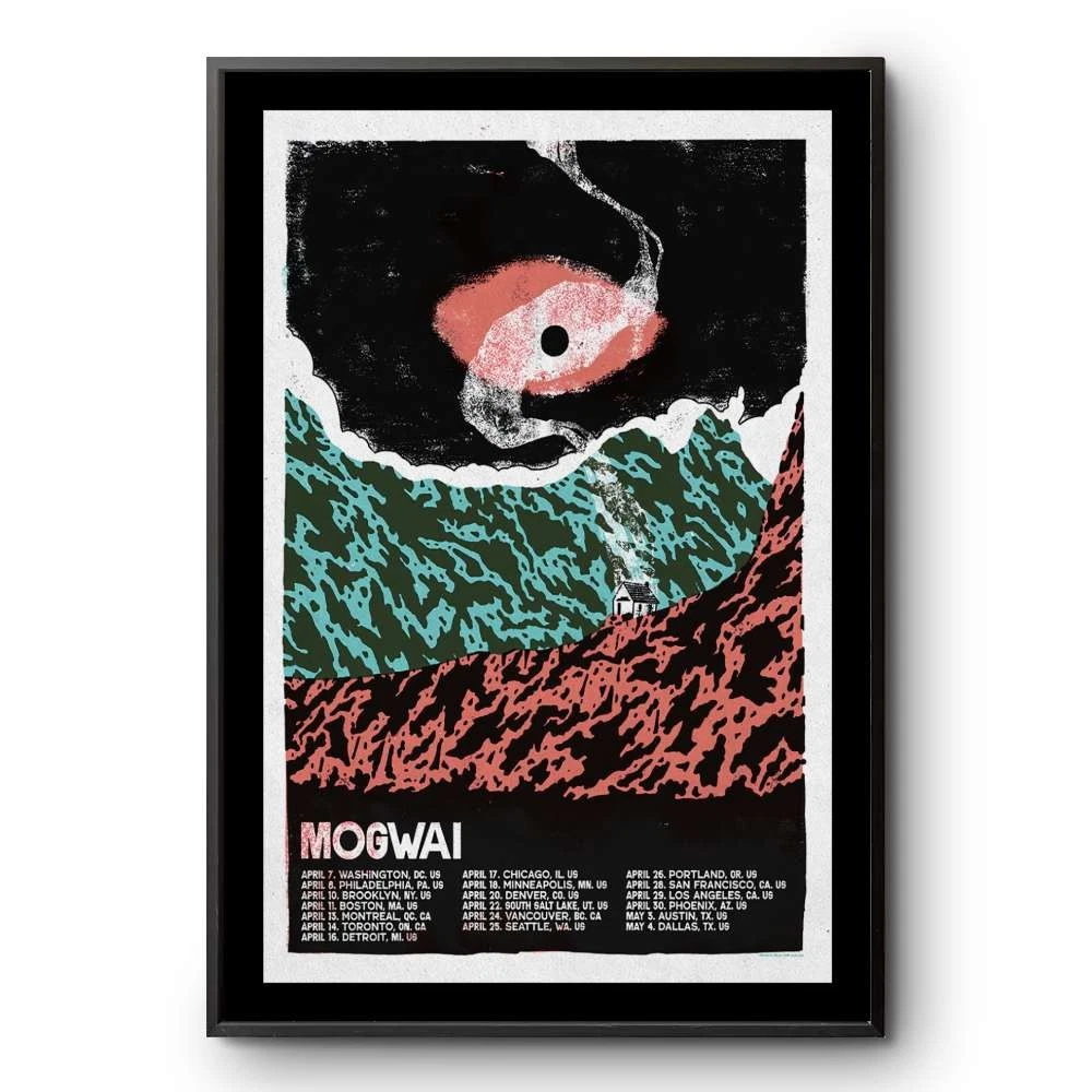 Mogwai April & May Tour 2025 Poster