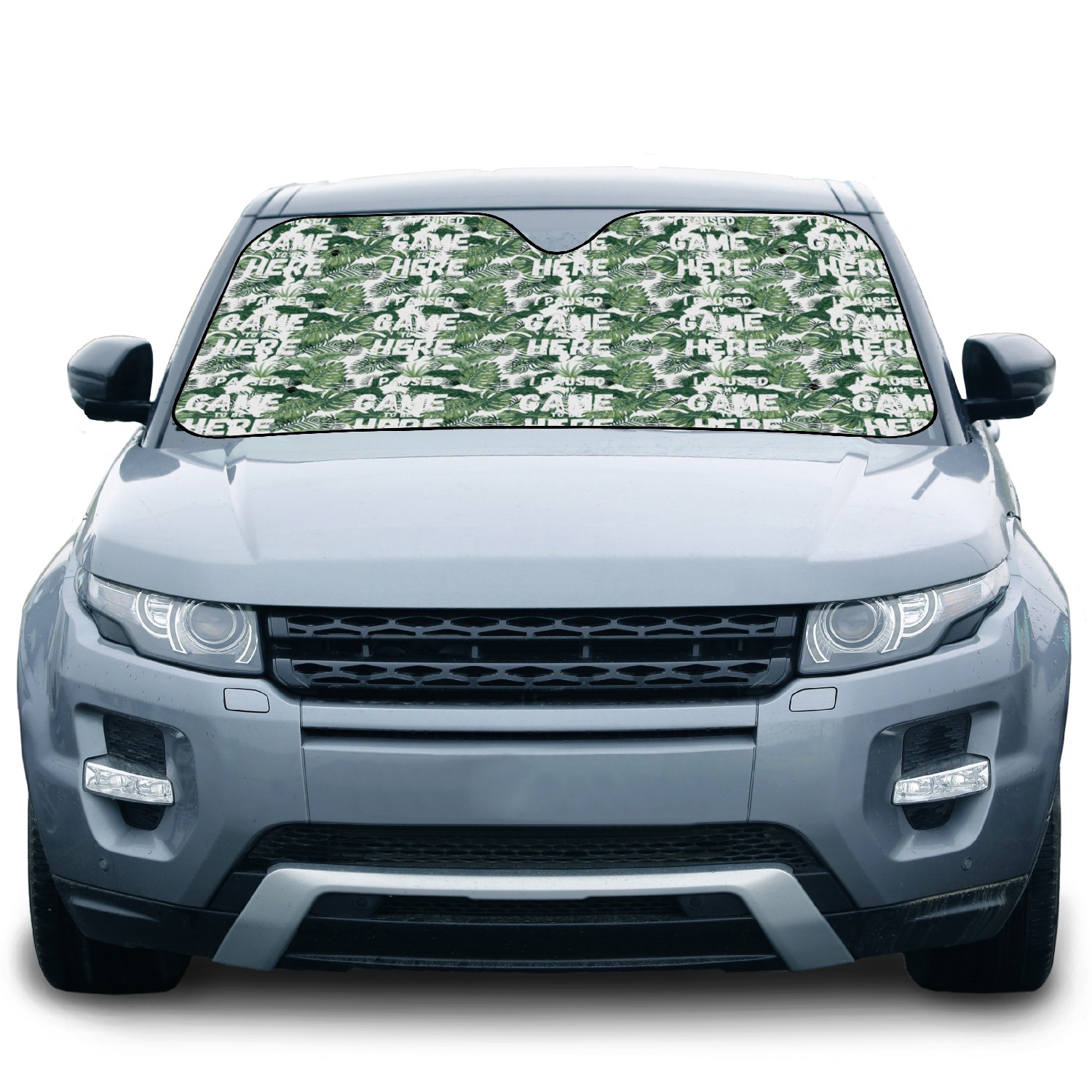 I Paused My Game To Be Here gift for gamers Car Sun Shades