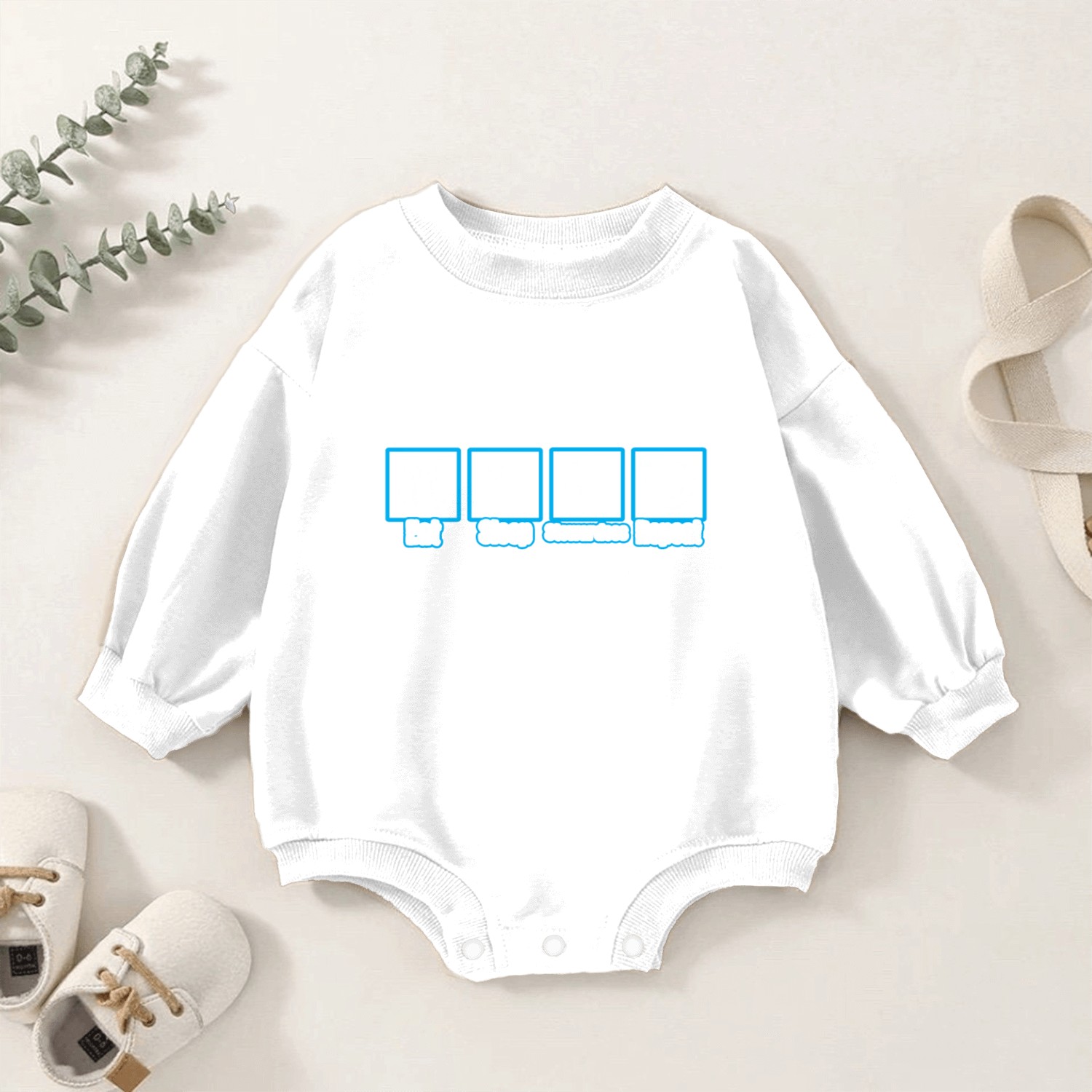 Eat Sleep Stewardess Repeat Baby Romper Sweatshirts