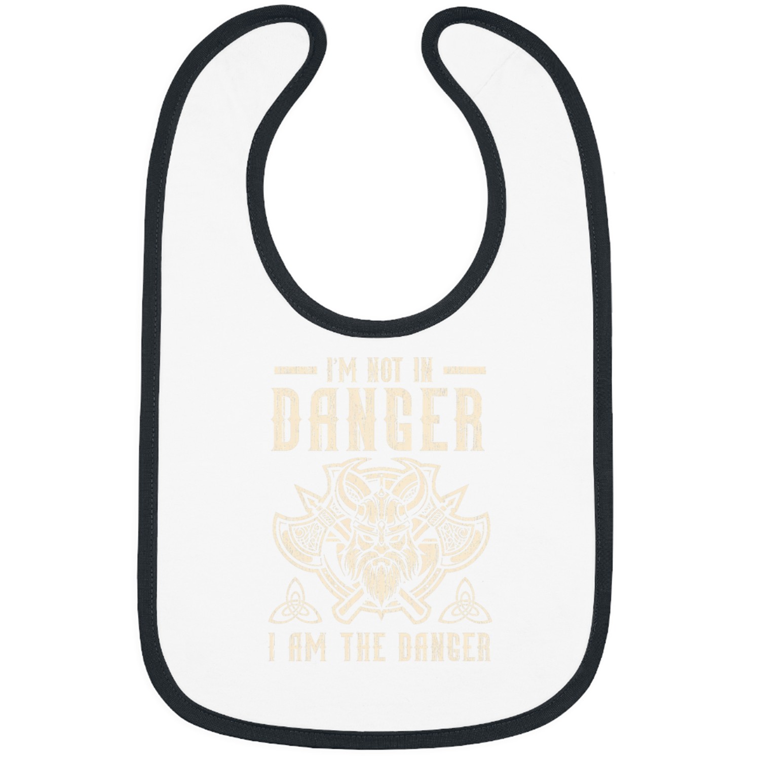 Im Not In Danger I Am The Danger Scandinavian Viking 1 Bibs