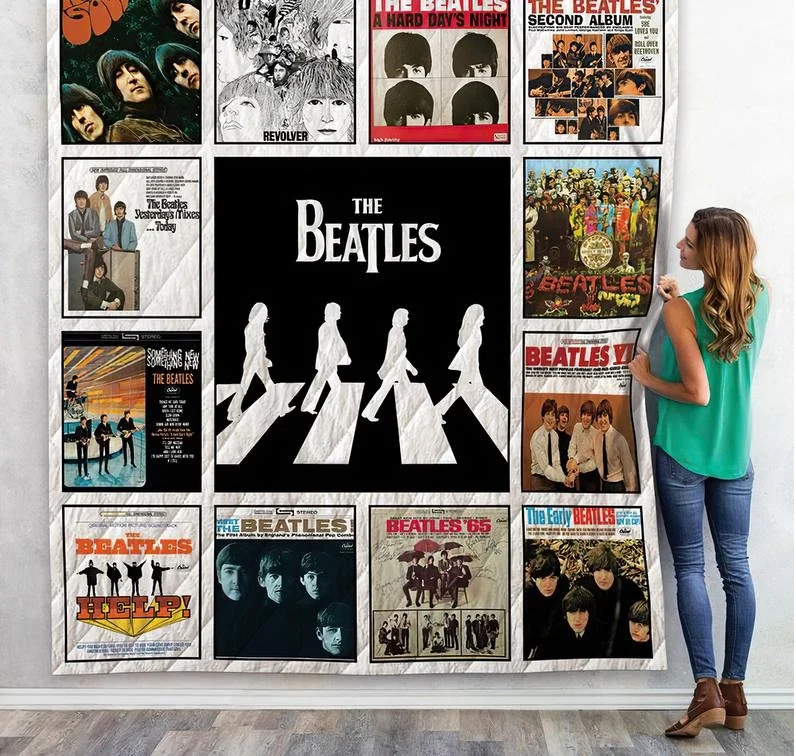The Beatles Fleece Blanket for Home & Living