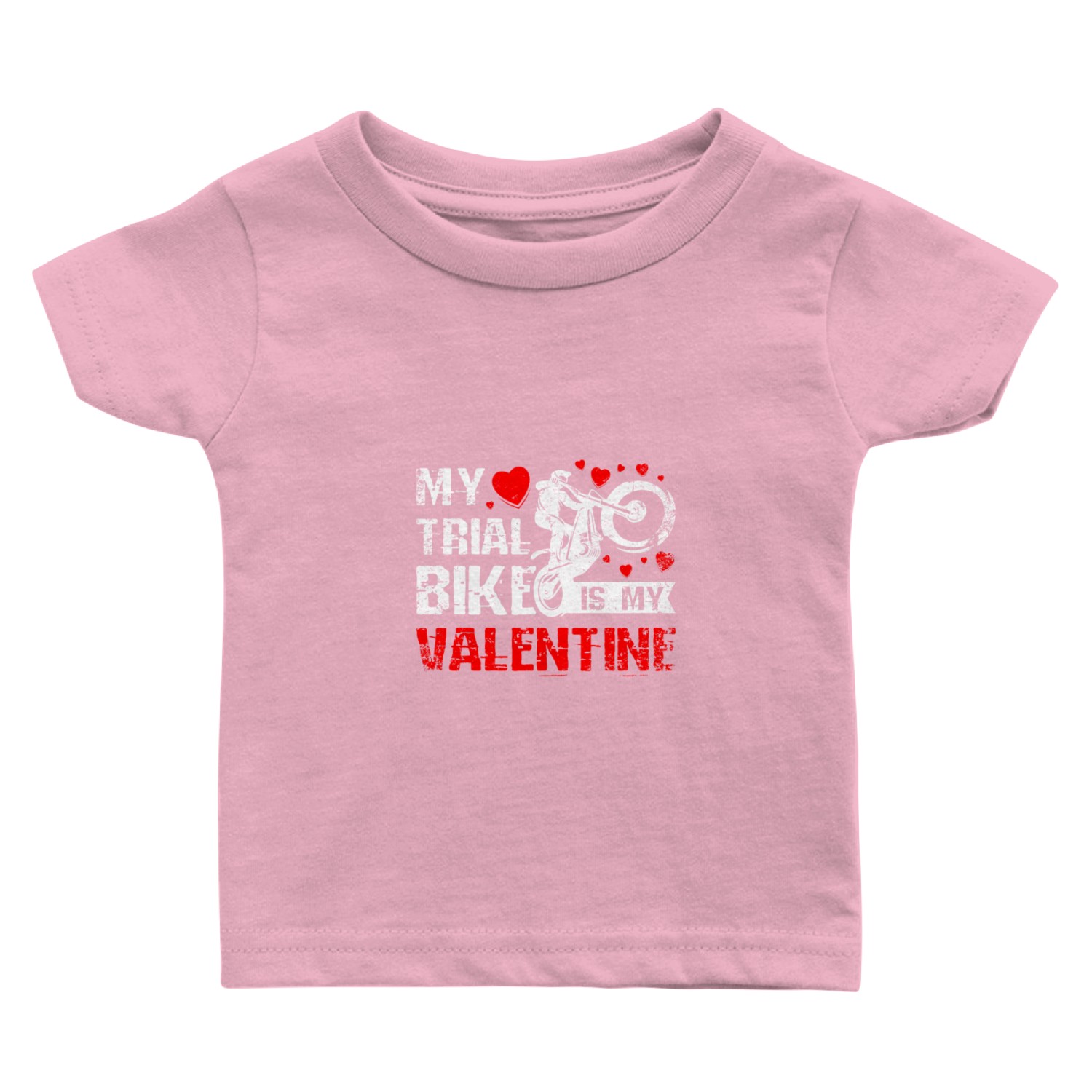 My Trial Bike Is My Valentine Baby T Shirts