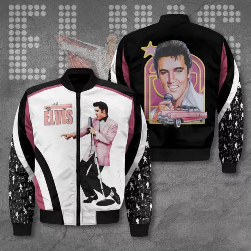 Elvis Presley Music Bomber Jacket For Fan