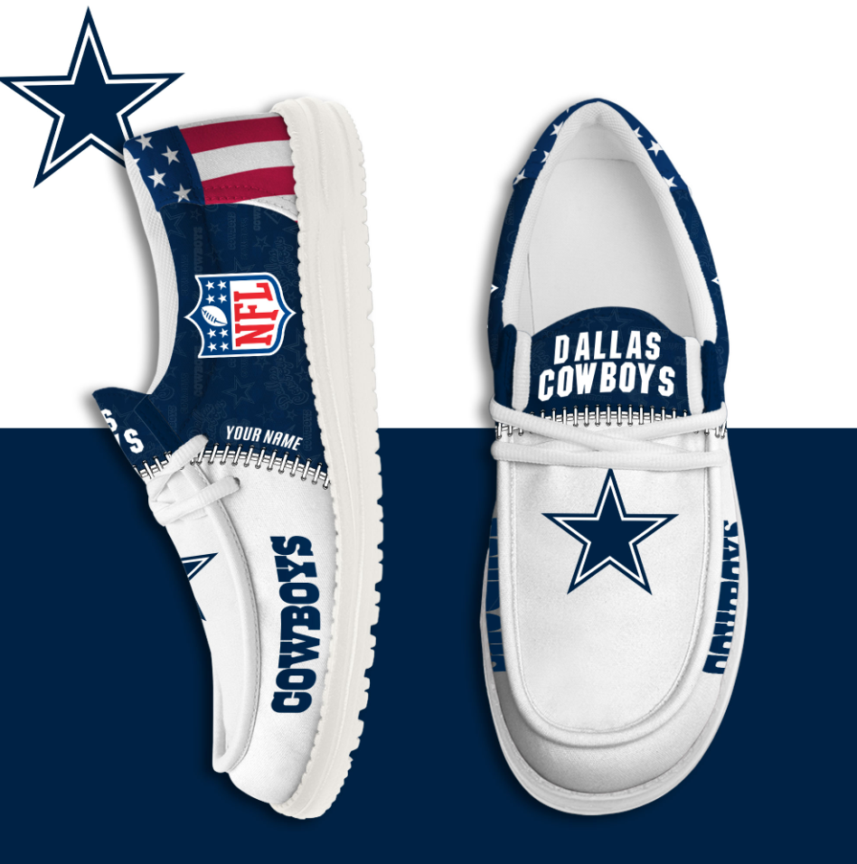 Dallas Cowboys Personalized Shoes Limited Edition
