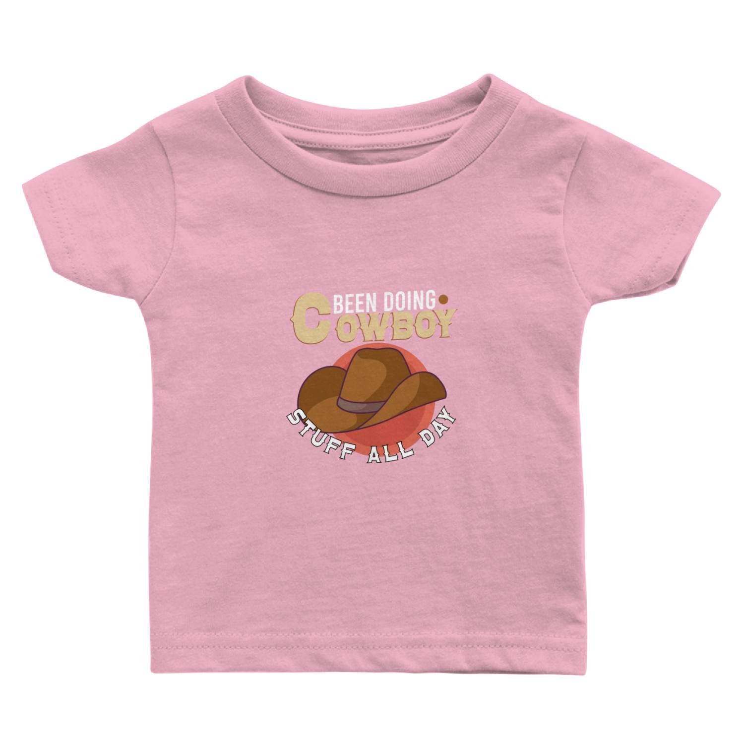 Cowboy Barn Bull Rider Rodeo Country Western Gift Baby T Shirts