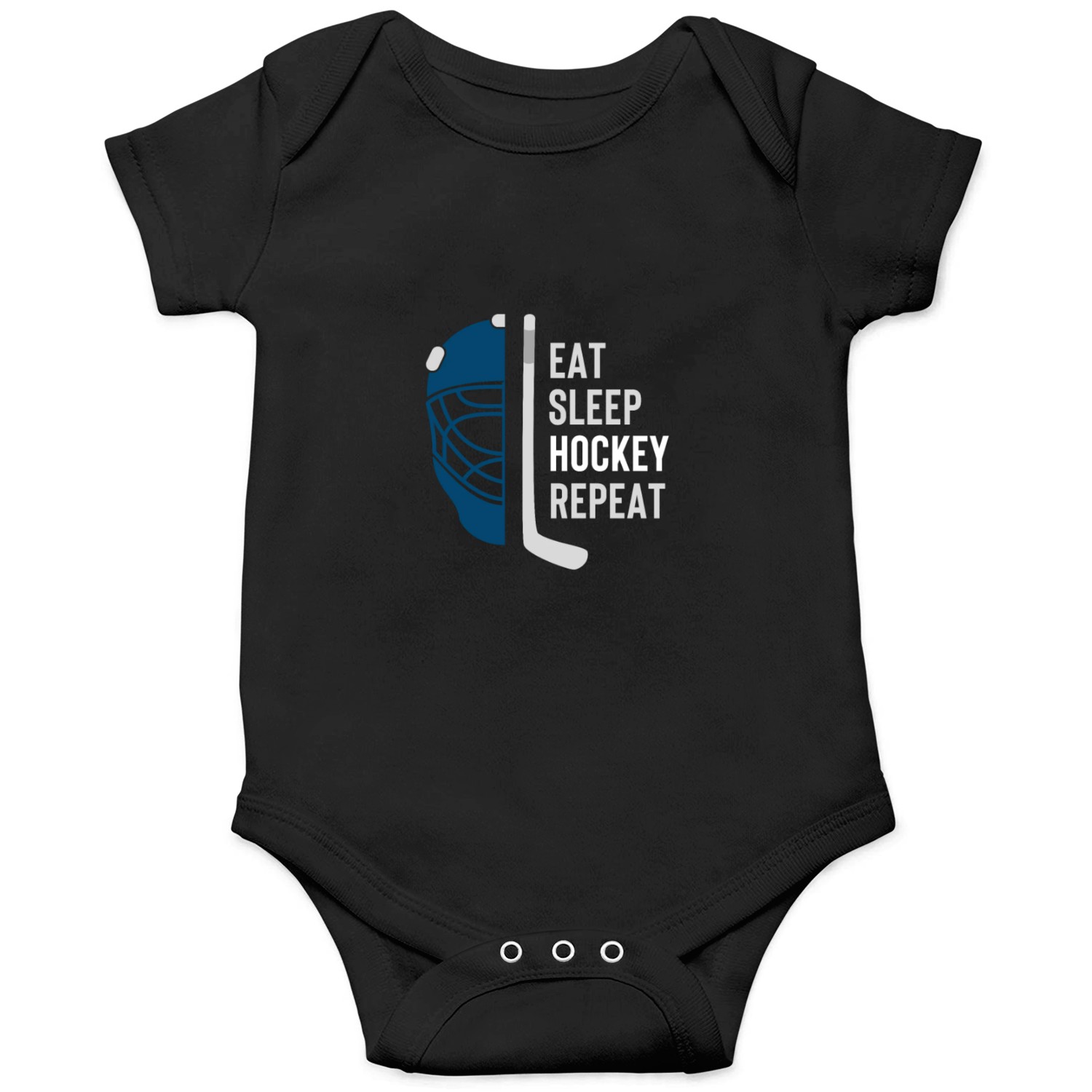 Eat Sleep Hockey Repeat Christmas Onesies