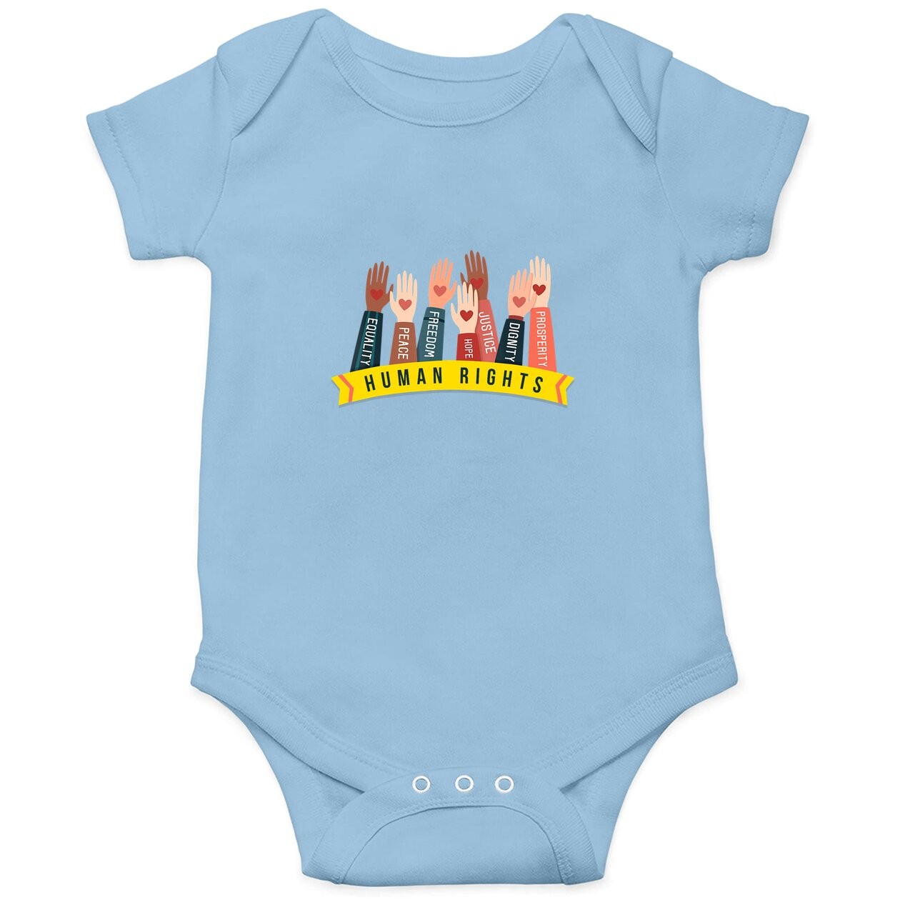 Human Rights Baby Bodysuit