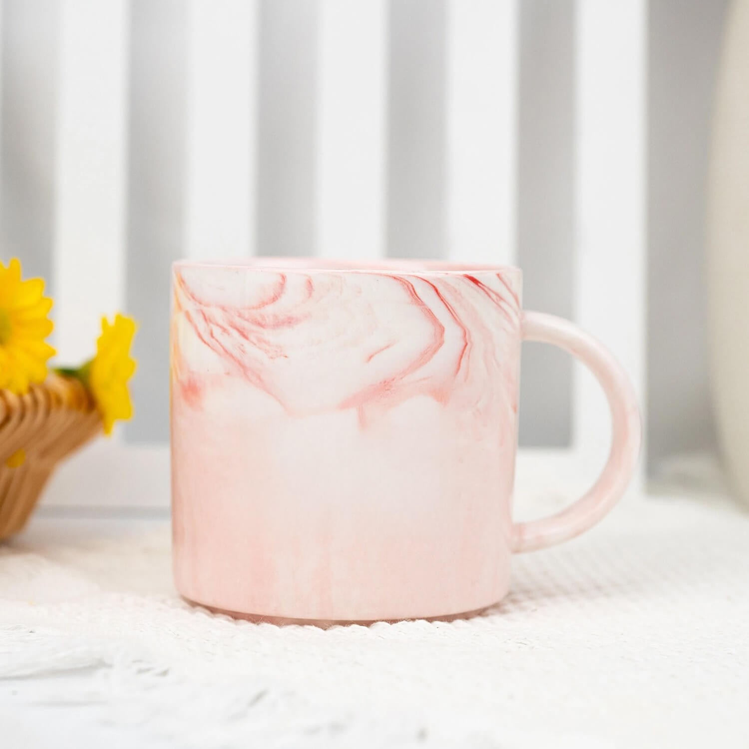 Msn Masters Of Science In Nursing Caduceus With Fl Marble Mugs