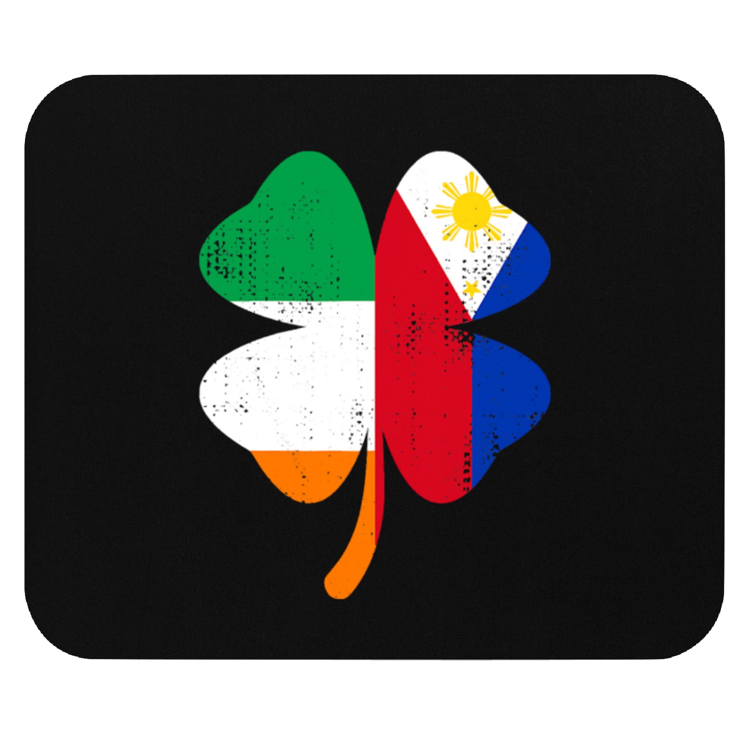 Irish Filipino Flags St Patricks Day Mouse Pads
