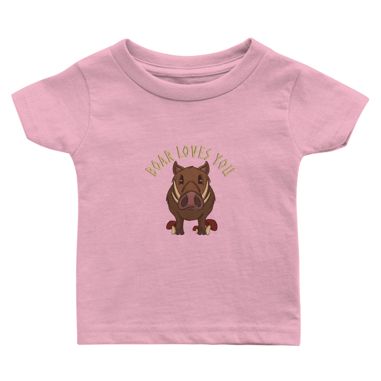 Valheim The Boar Loves You Baby T Shirts