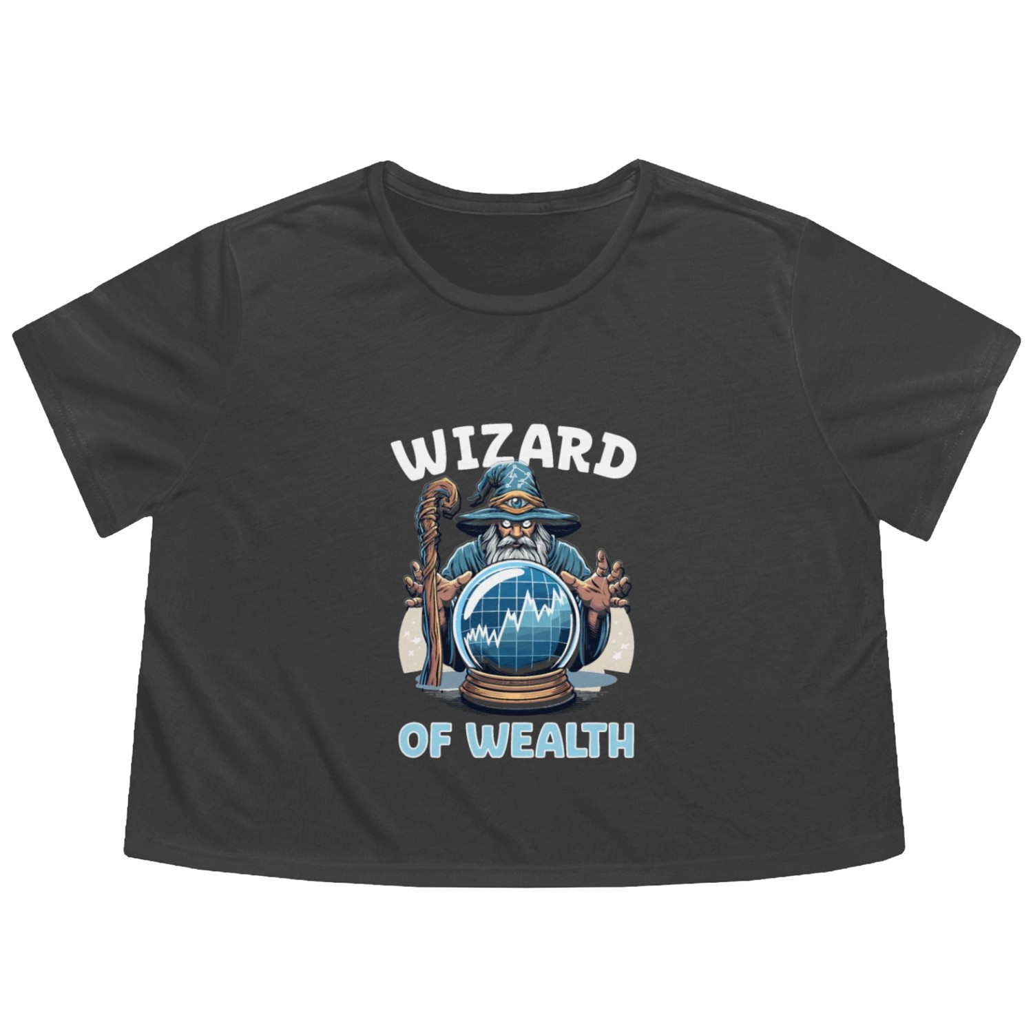 Stock Market trader Forex Trader Investor Trading Flowy Cropped Tees