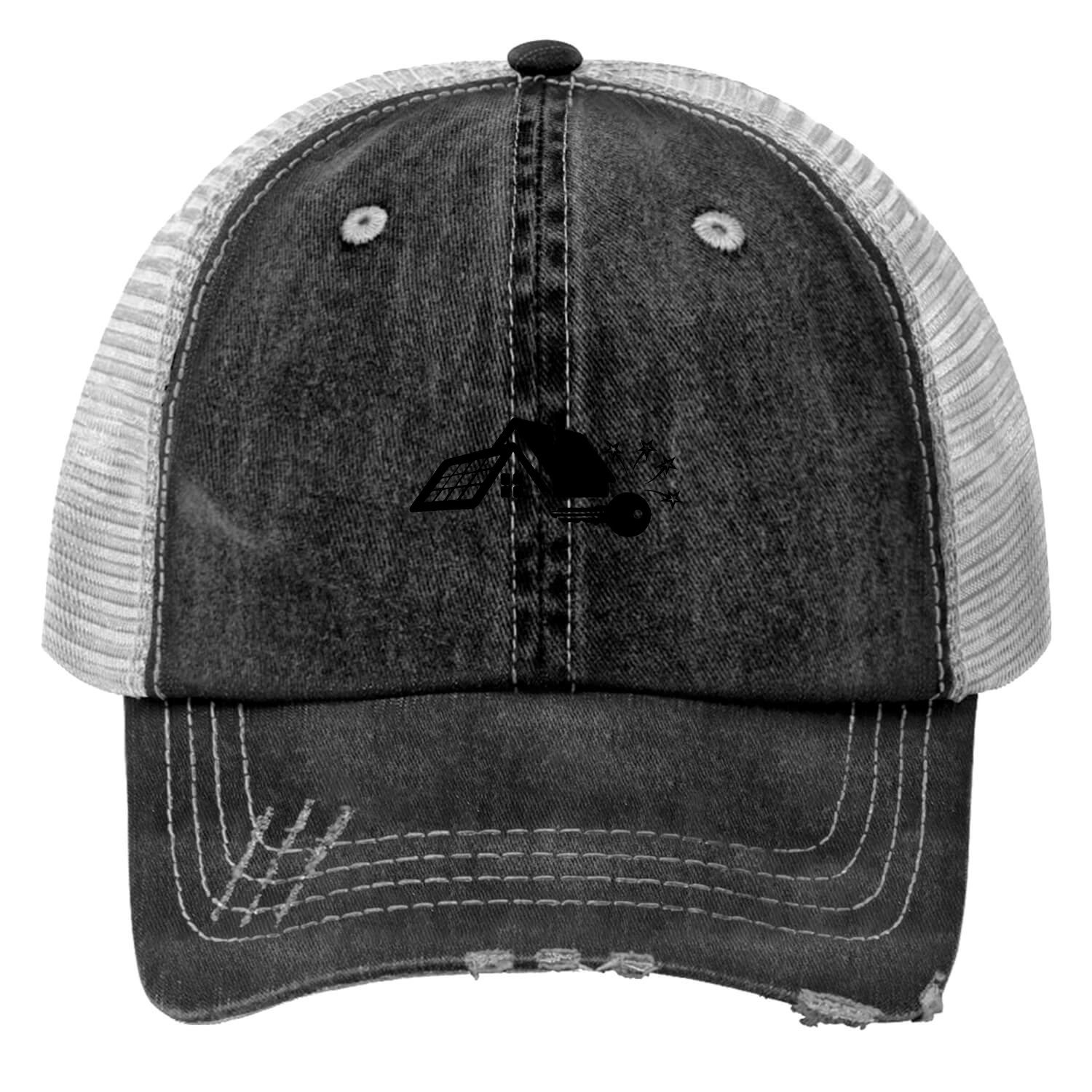 Shadow image of key for the new house Print Trucker Hats