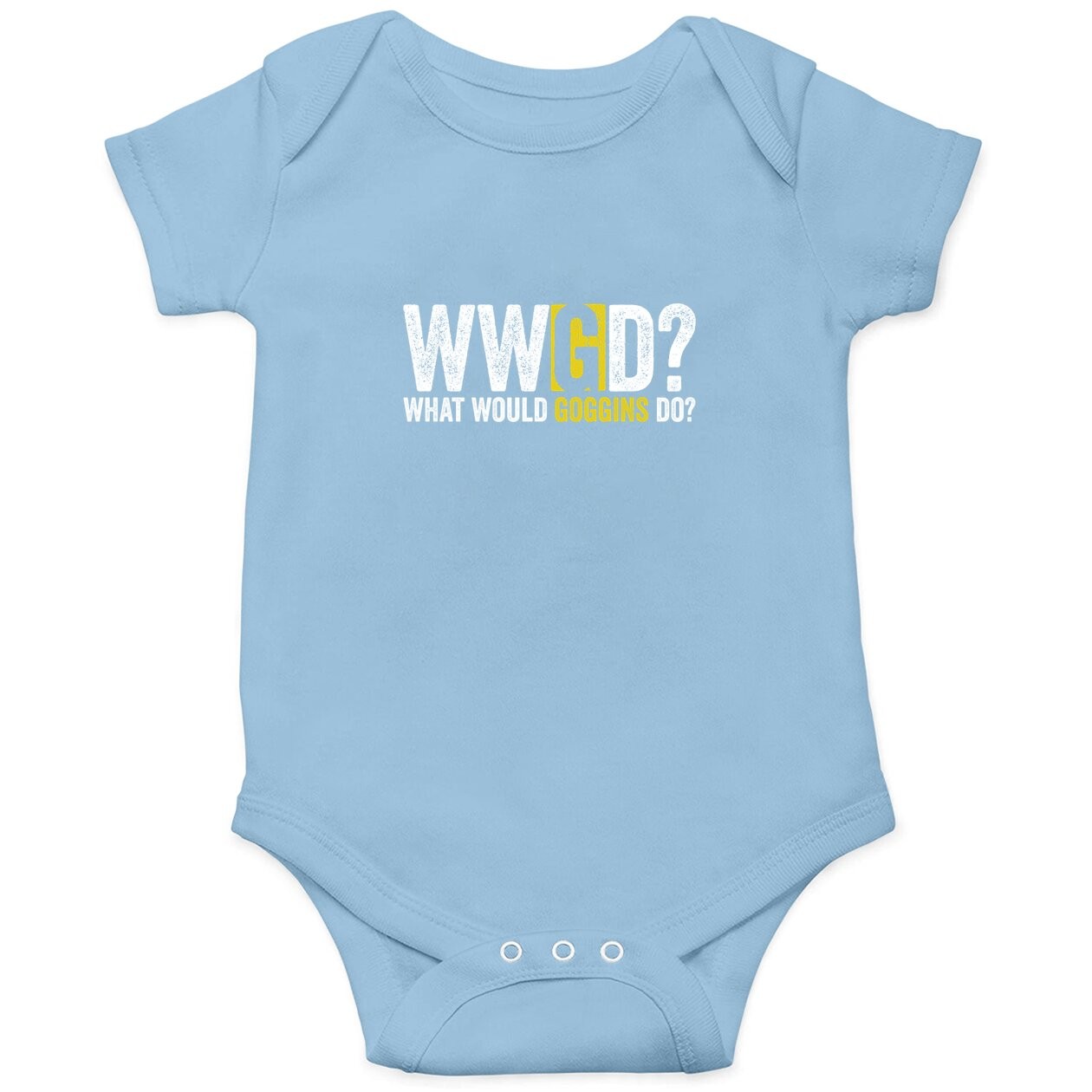 What Would Goggins Do Motivational Novelty Vintage Baby Bodysuit