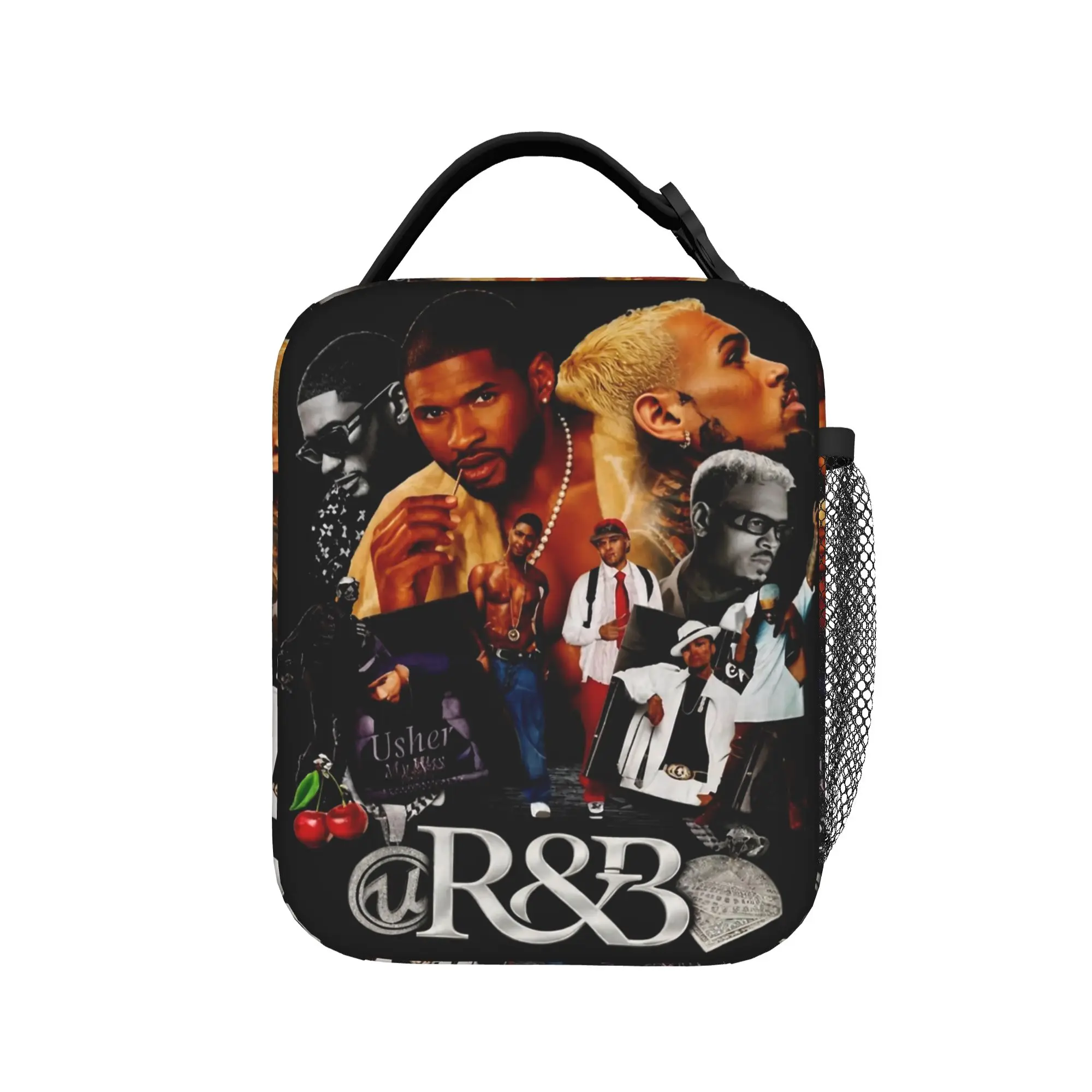 Chris Brown R&B Tour 2026 Insulated Lunch Tote Bag for Kids and Adults