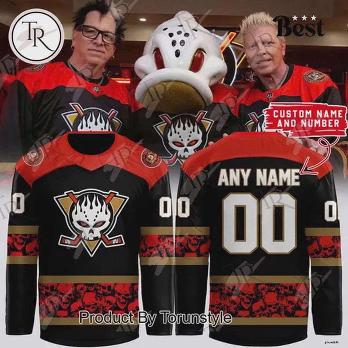 Personalized Anaheim Ducks x The Offspring Hockey Shirt 2025
