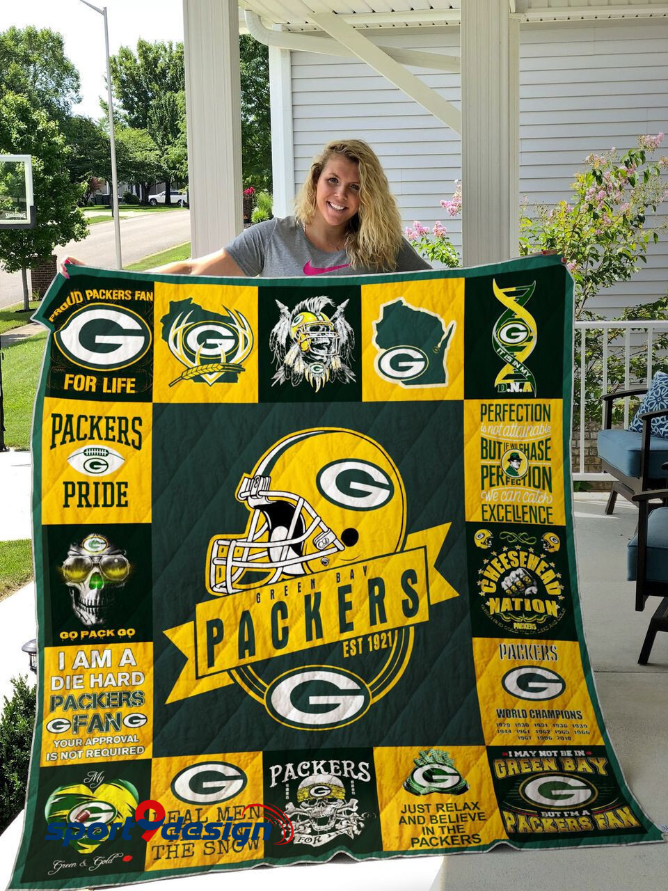 Green Bay Packers Blanket And Quilt Gift For Fans