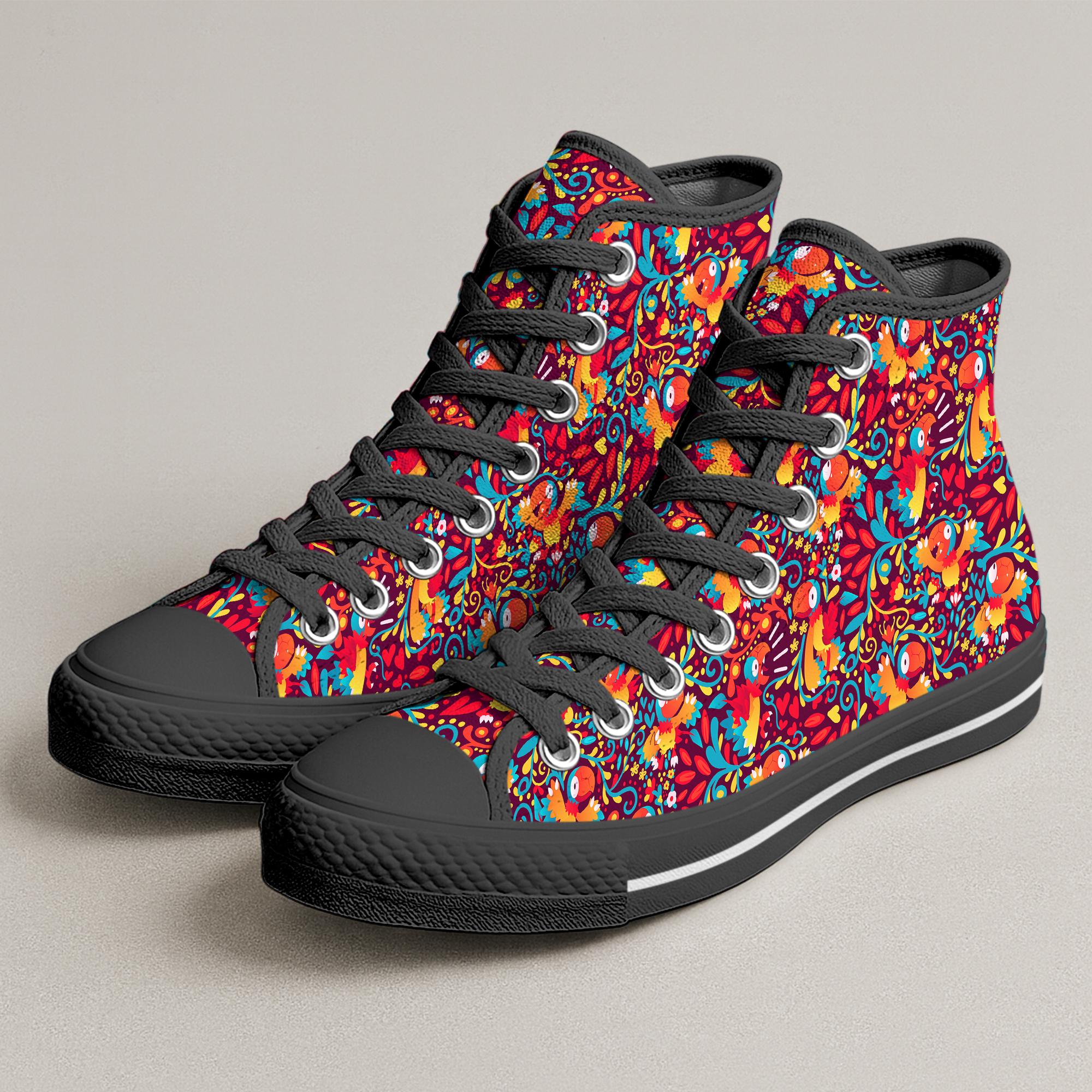 Archen High Top Shoes, Archeops Pattern Sneakers, Cute Anime Shoes, Kawaii Bird Shoes Gifts