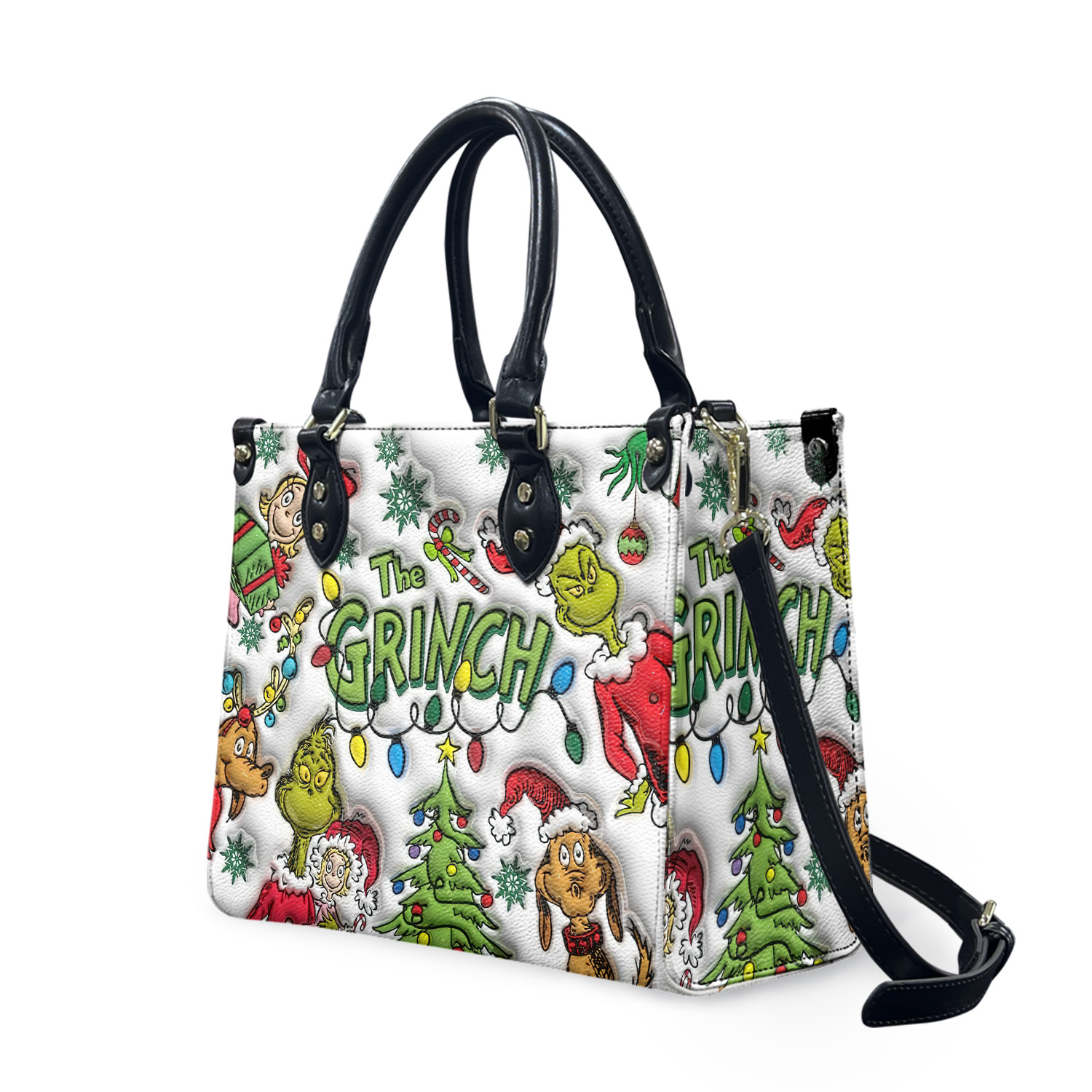 Christmas Lover's Handbag, The Grich Leather Handbag