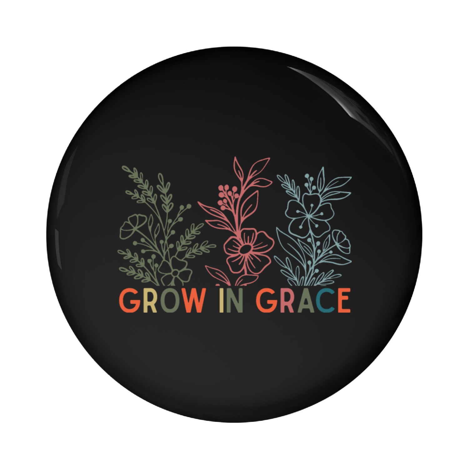 Grow In Grace Pin Buttons