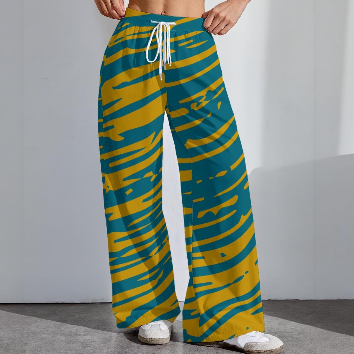 Jaguars Football Women's Pajama Pants, Womens Game Day Athletic Bottoms
