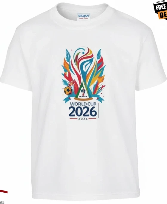 World Cup 2026 T-Shirt For Usa Soccer Fan Fullsize S-5Xl