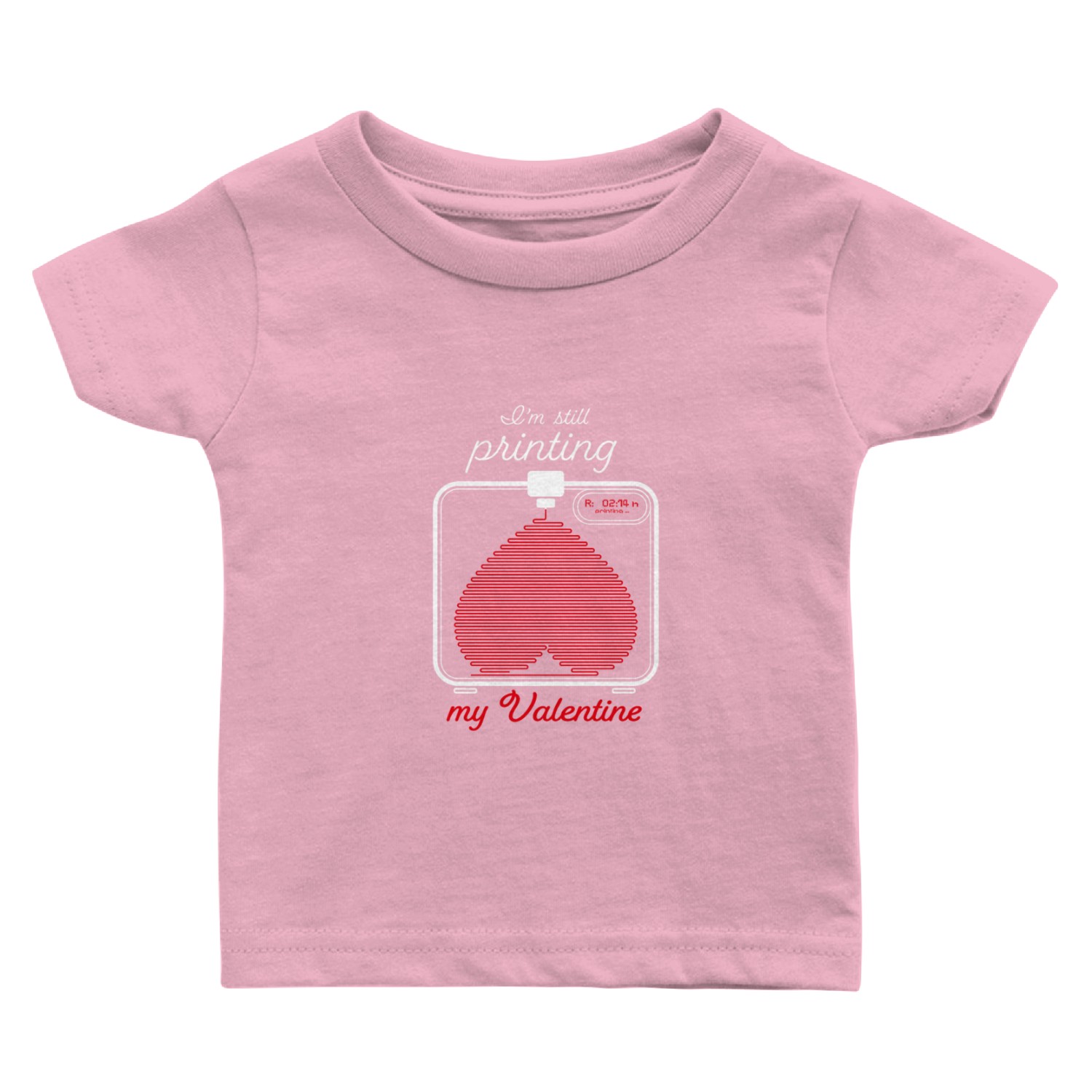 I'm still printing my Valentine Baby T Shirts