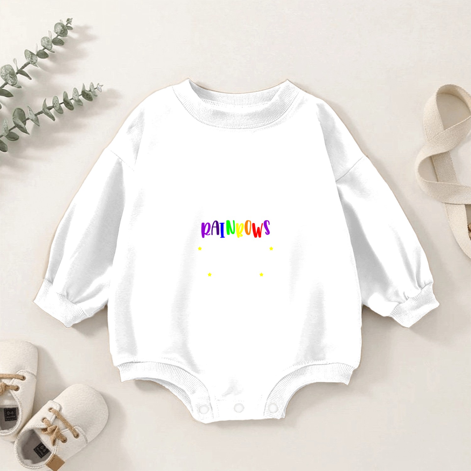 Stars Dream Telescope Astronaut Baby Romper Sweatshirts