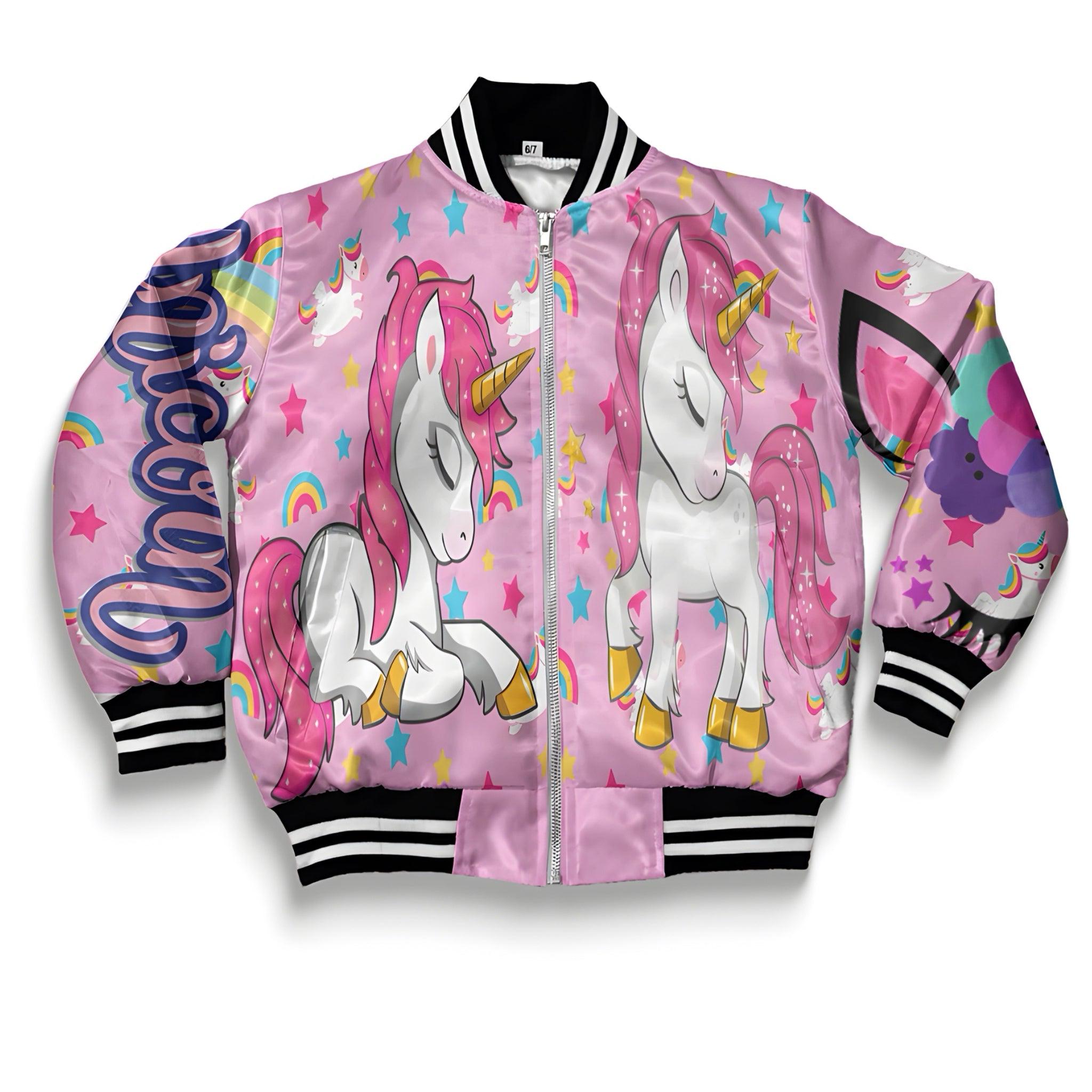 pink Unicorn Bomber