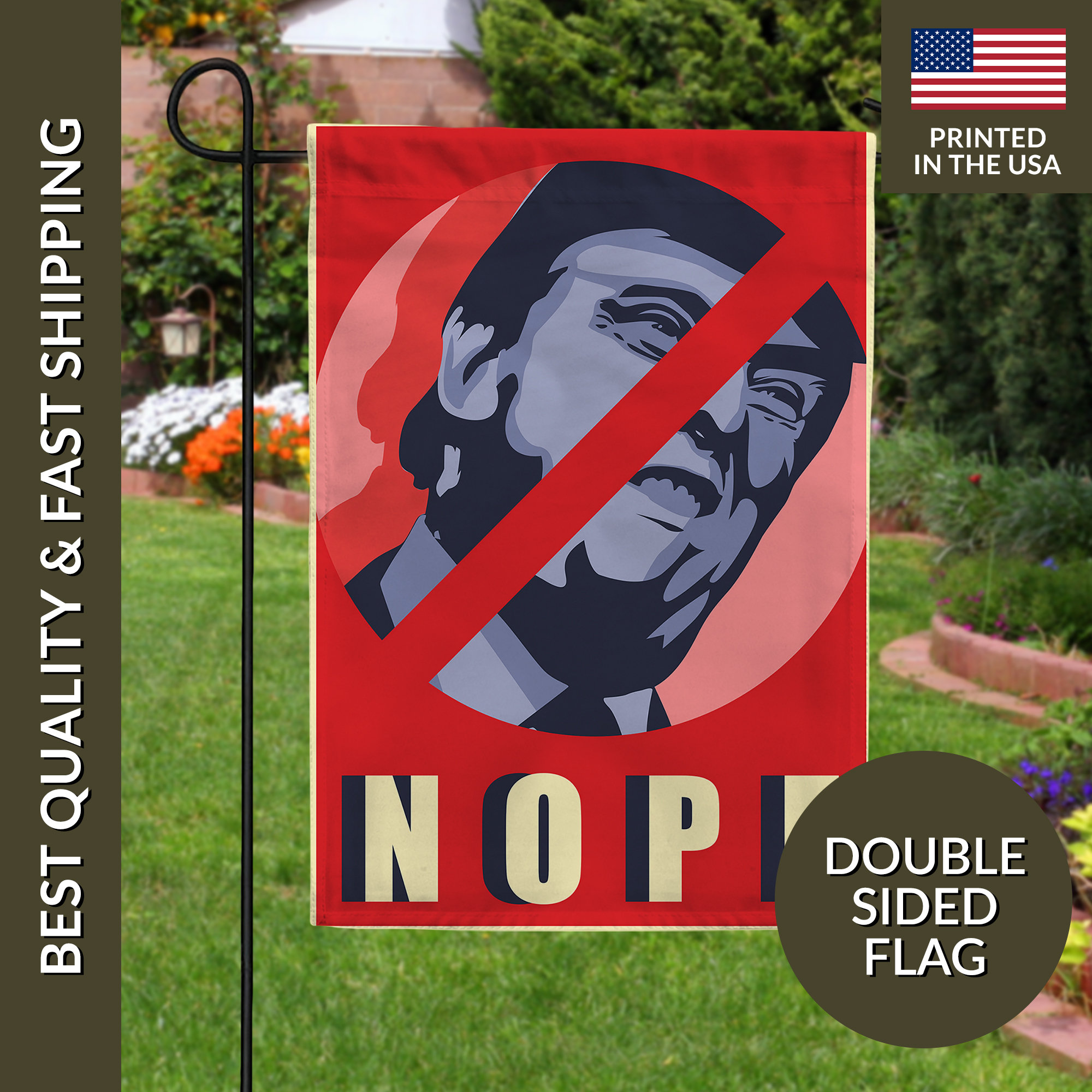 Dump Trump Flag, Anti-Trump Flag, Biden 2024 Garden Flag, Biden 2024 Flag