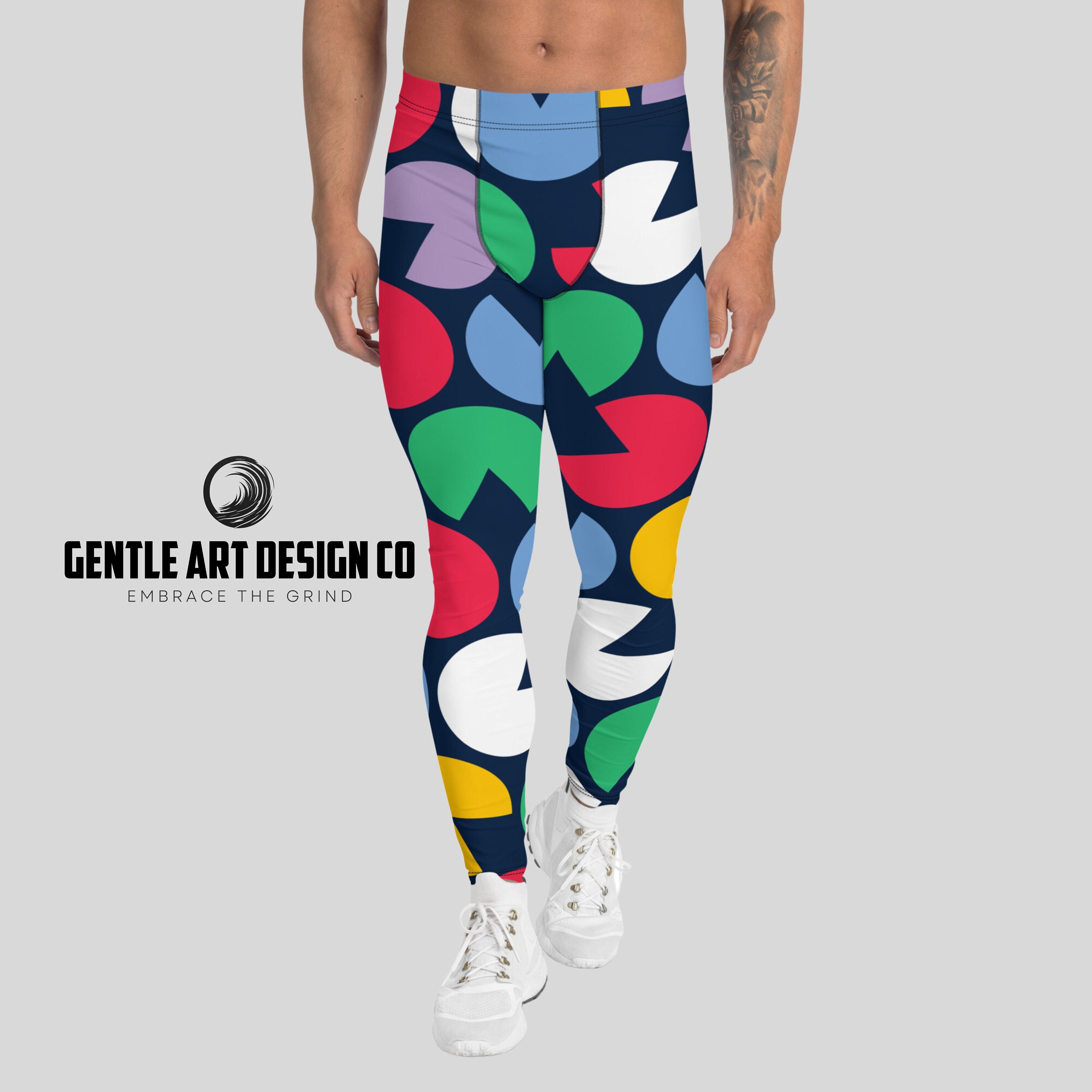 Tapman Men's BJJ Tights | Leggings for Jiujitsu | Compression Grappling Gear