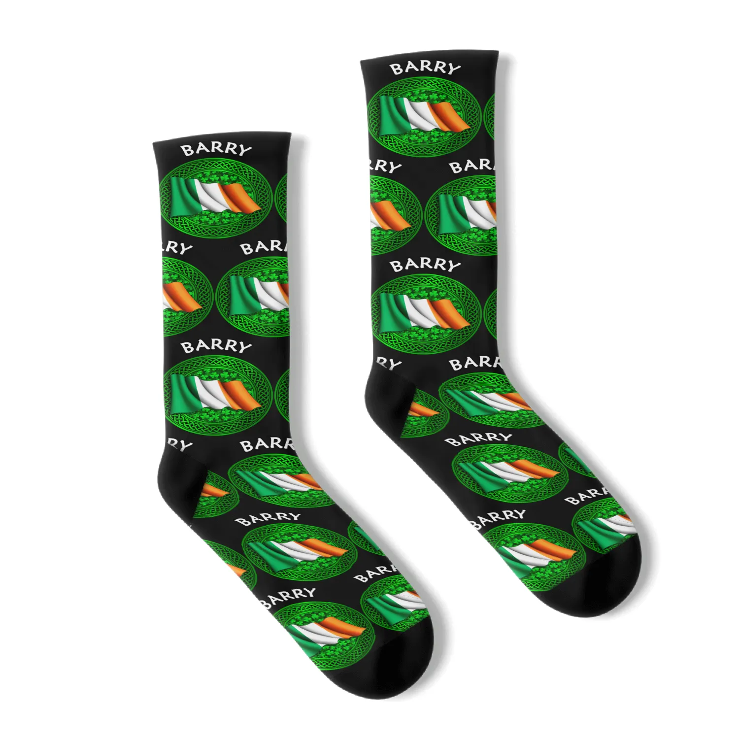 Barry Shamrock & Irish Flag Socks