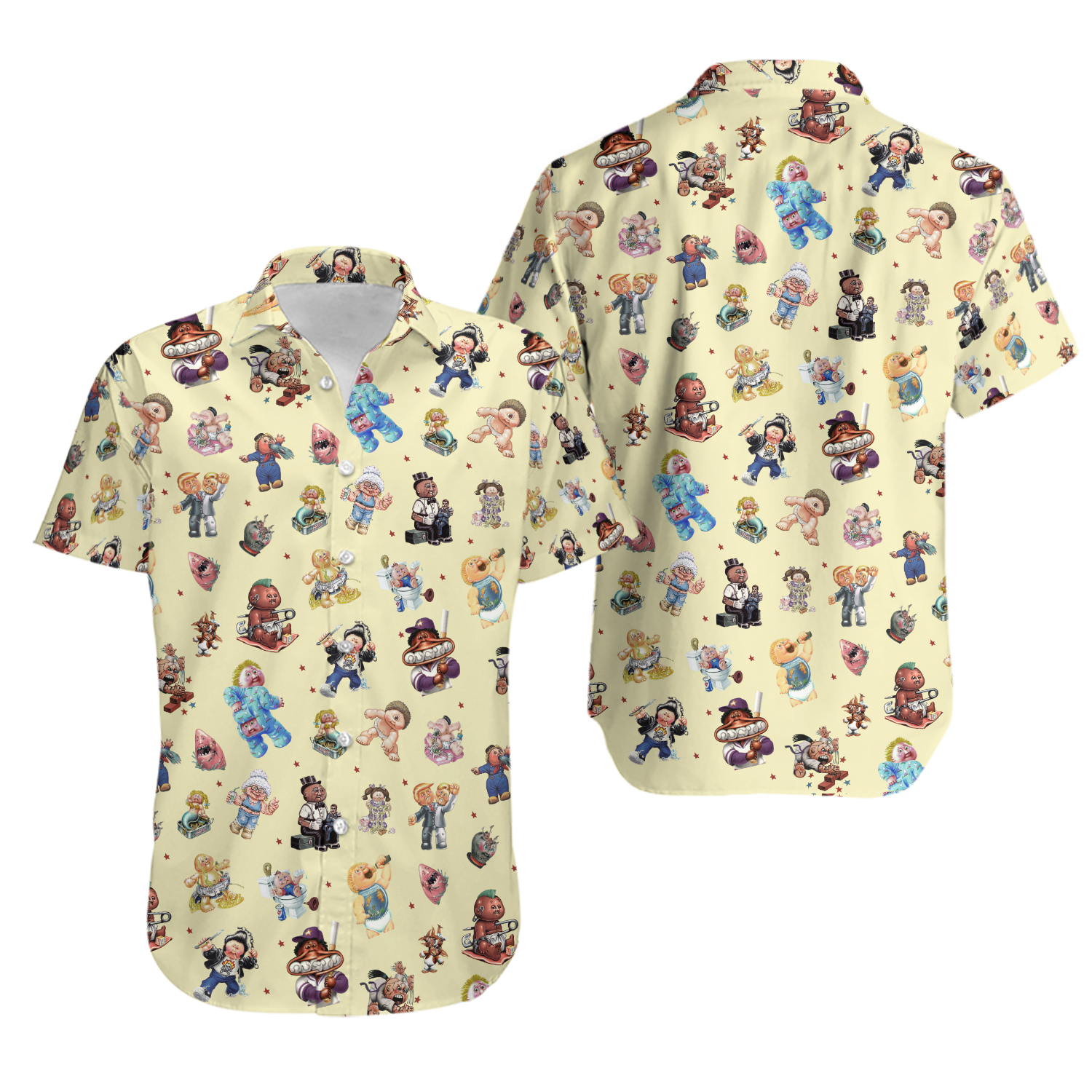 90s Garbage Pail Kids Hawaiian Shirt
