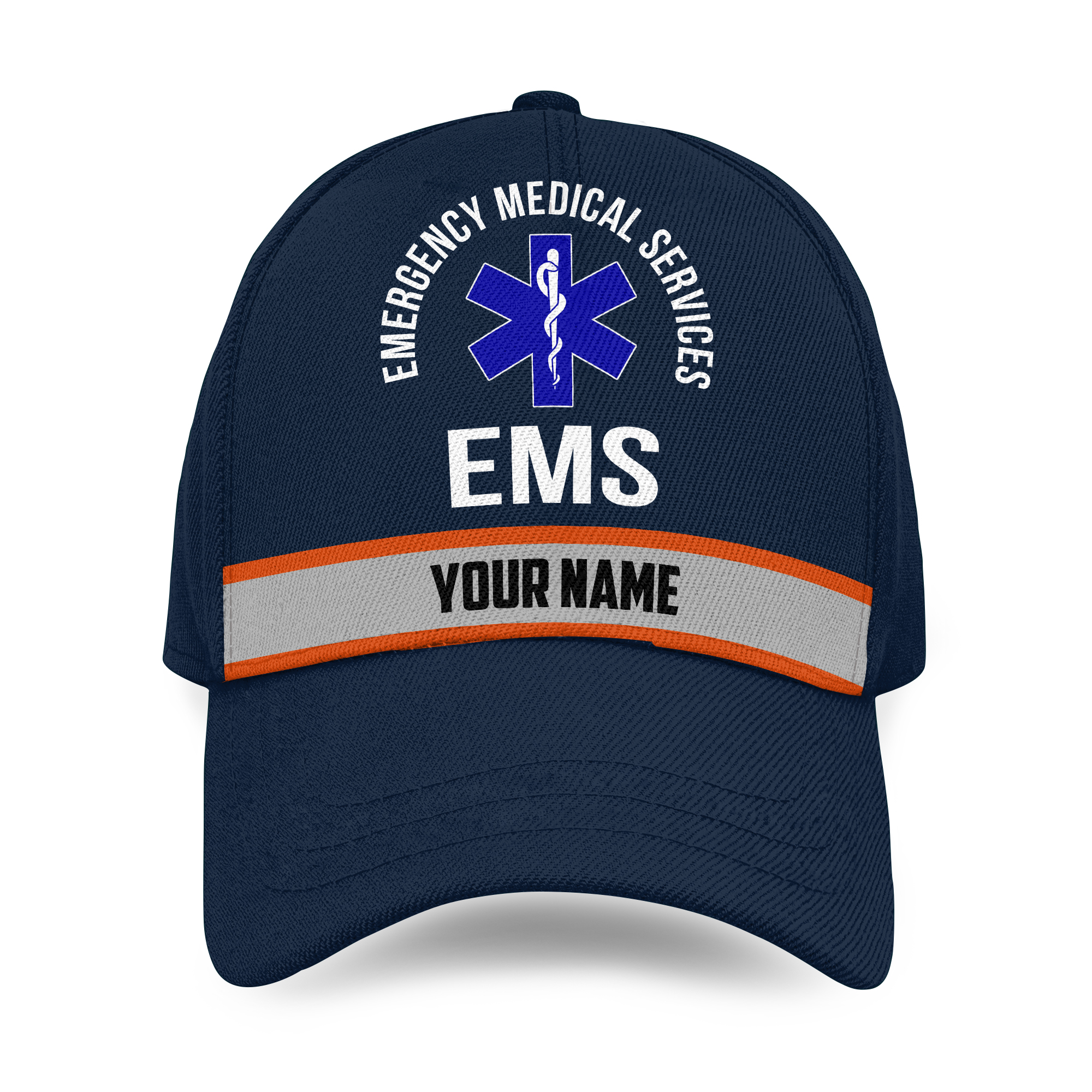 Personalized EMS Men's and Women's Baseball Cap, Paramedic Unisex Classic Adjustable Baseball Cap