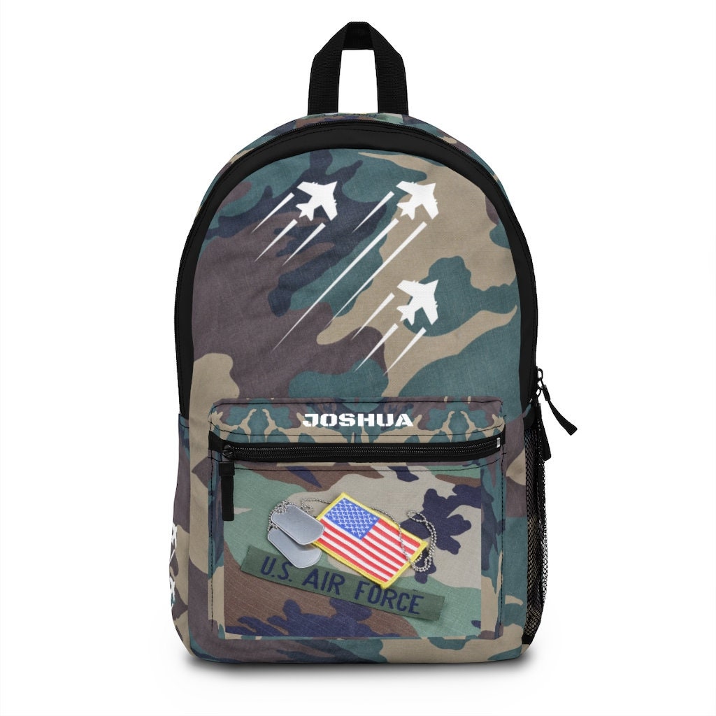 Personalized US Airforce backpack | Camouflage Back to school | Summer Camp Backpackholiday gift