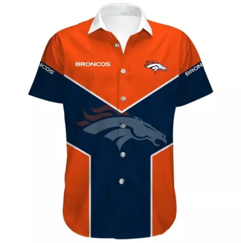 Denver Football Team Broncoss Casual Hawaiian Shirt