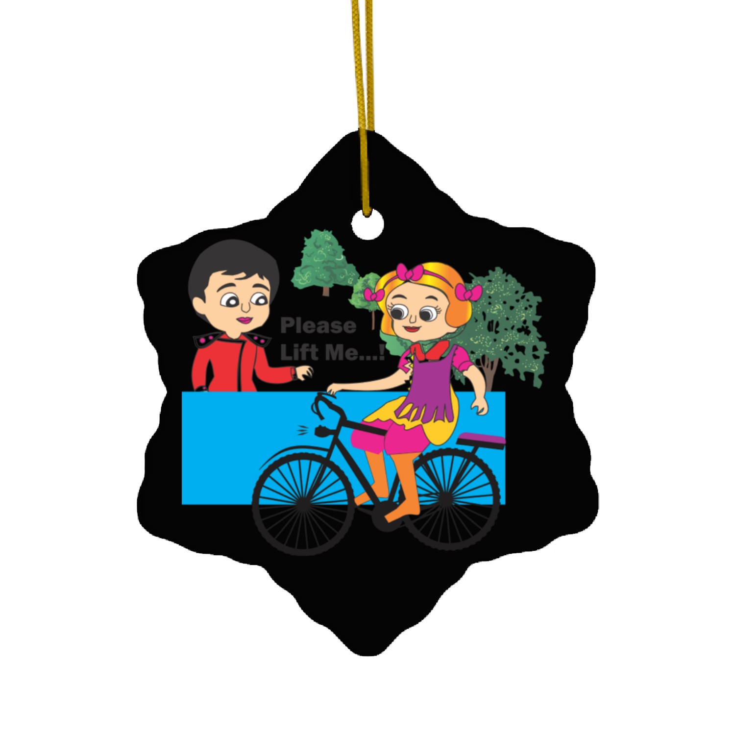 bicycle lift best design Ceramic Ornaments
