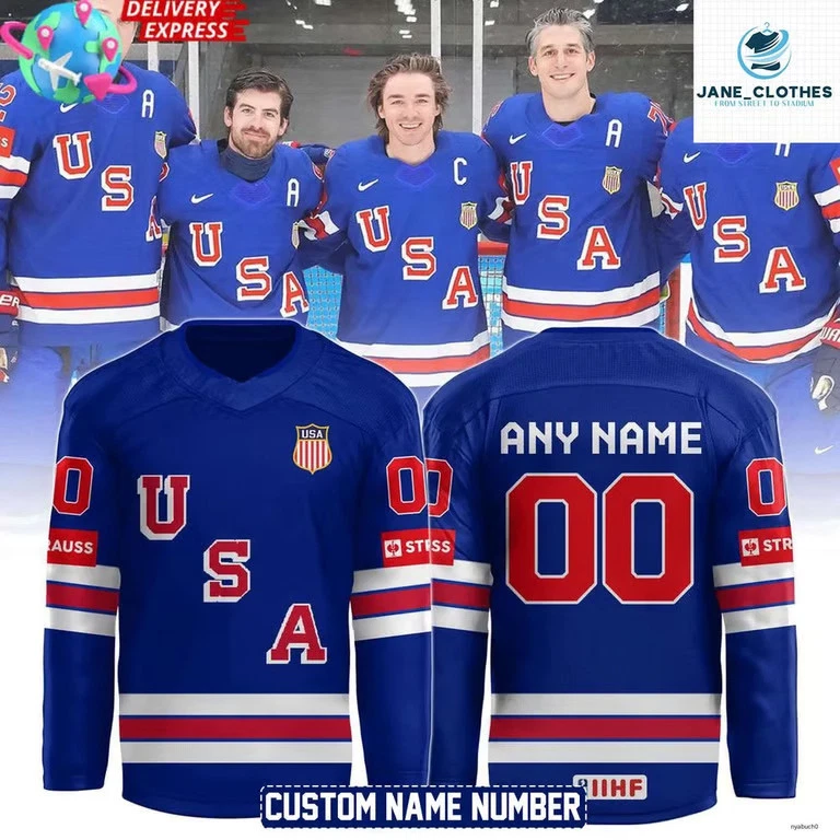 USA IIHF 2025 World Championship Hockey Shirt Reprint