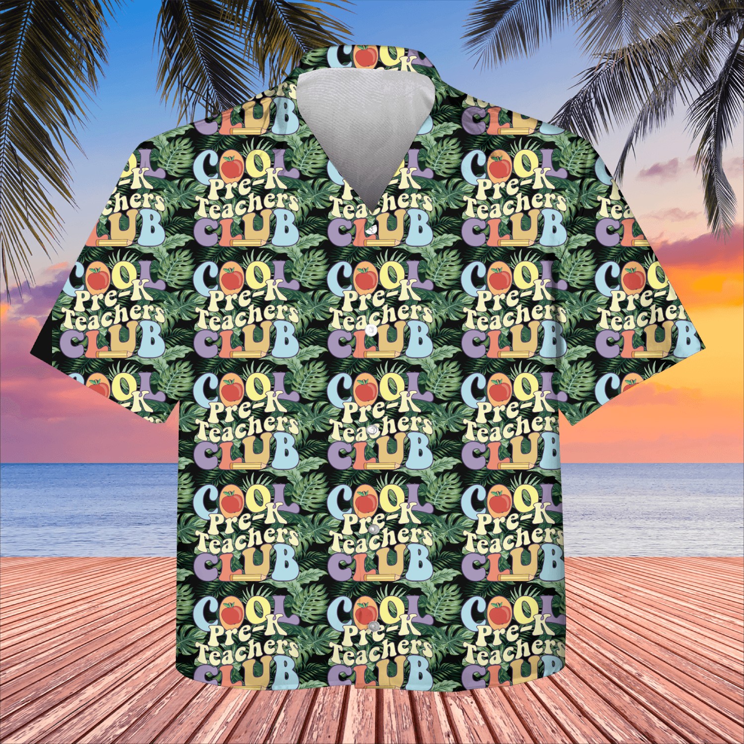 Cool Pre K Teachers Club Preschool Teacher Kids Hawaiians