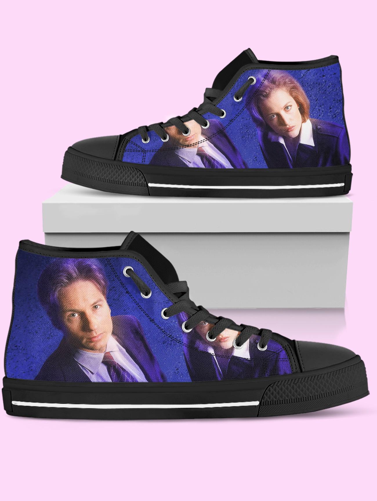 The X-Files High Top Shoes, Sneakers for Women, Men